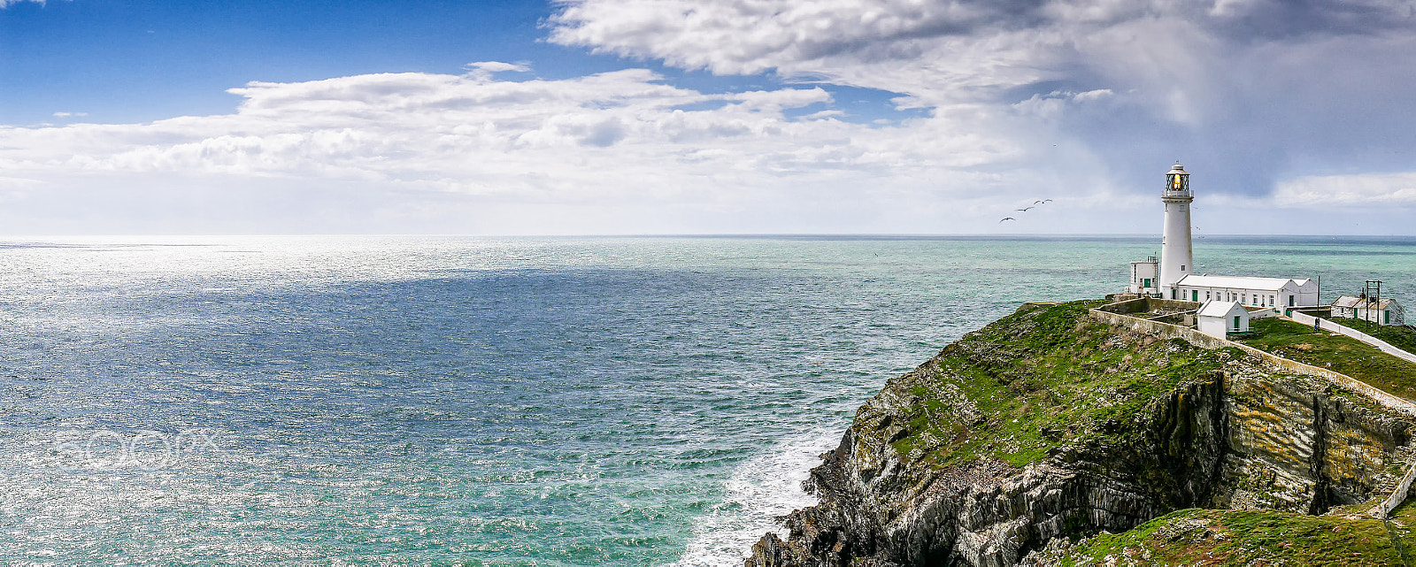 Panasonic Lumix DMC-G7 sample photo. Lighthouse - south stack, wales photography