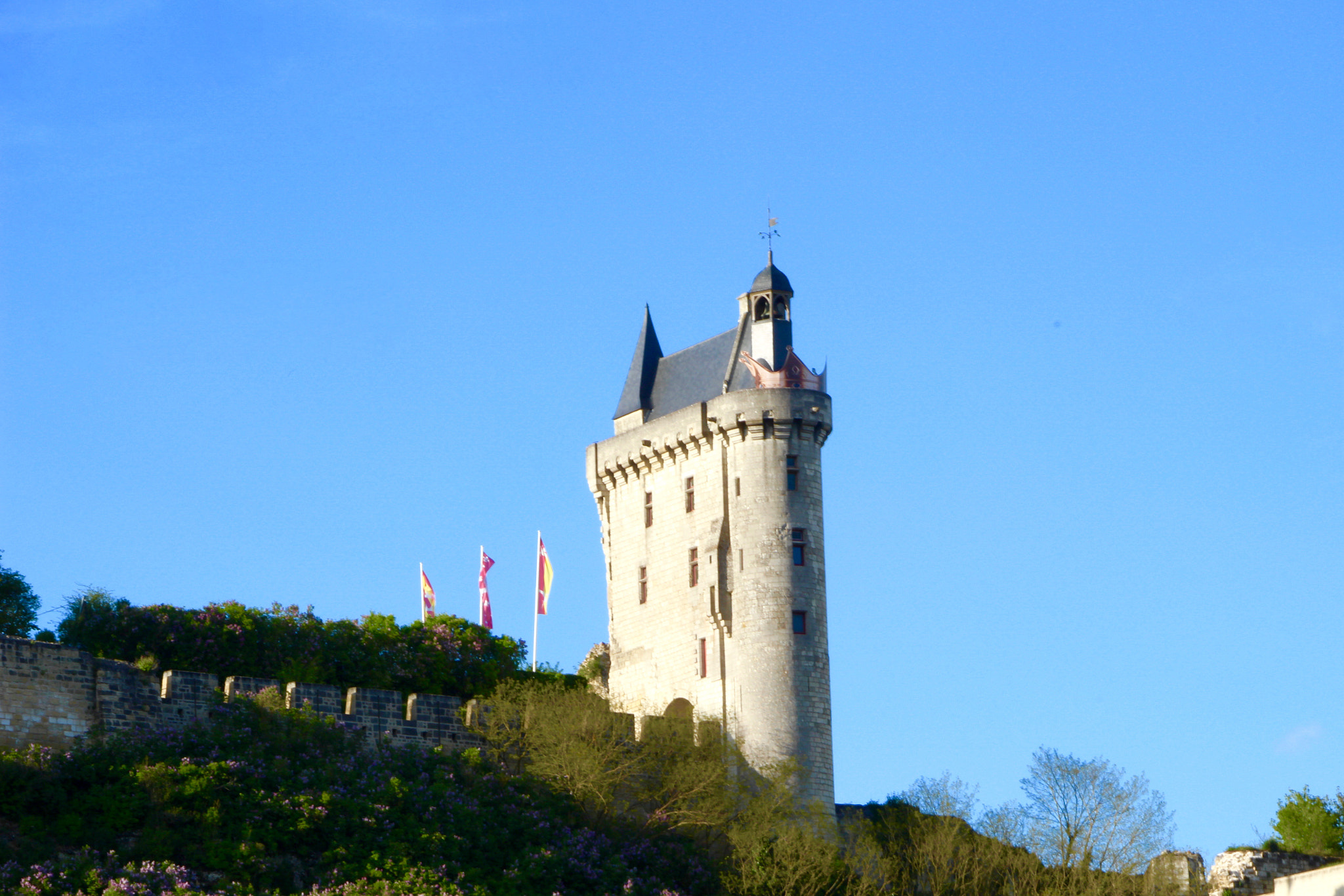 Canon EF-S 55-250mm F4-5.6 IS sample photo. Tower of chinon photography