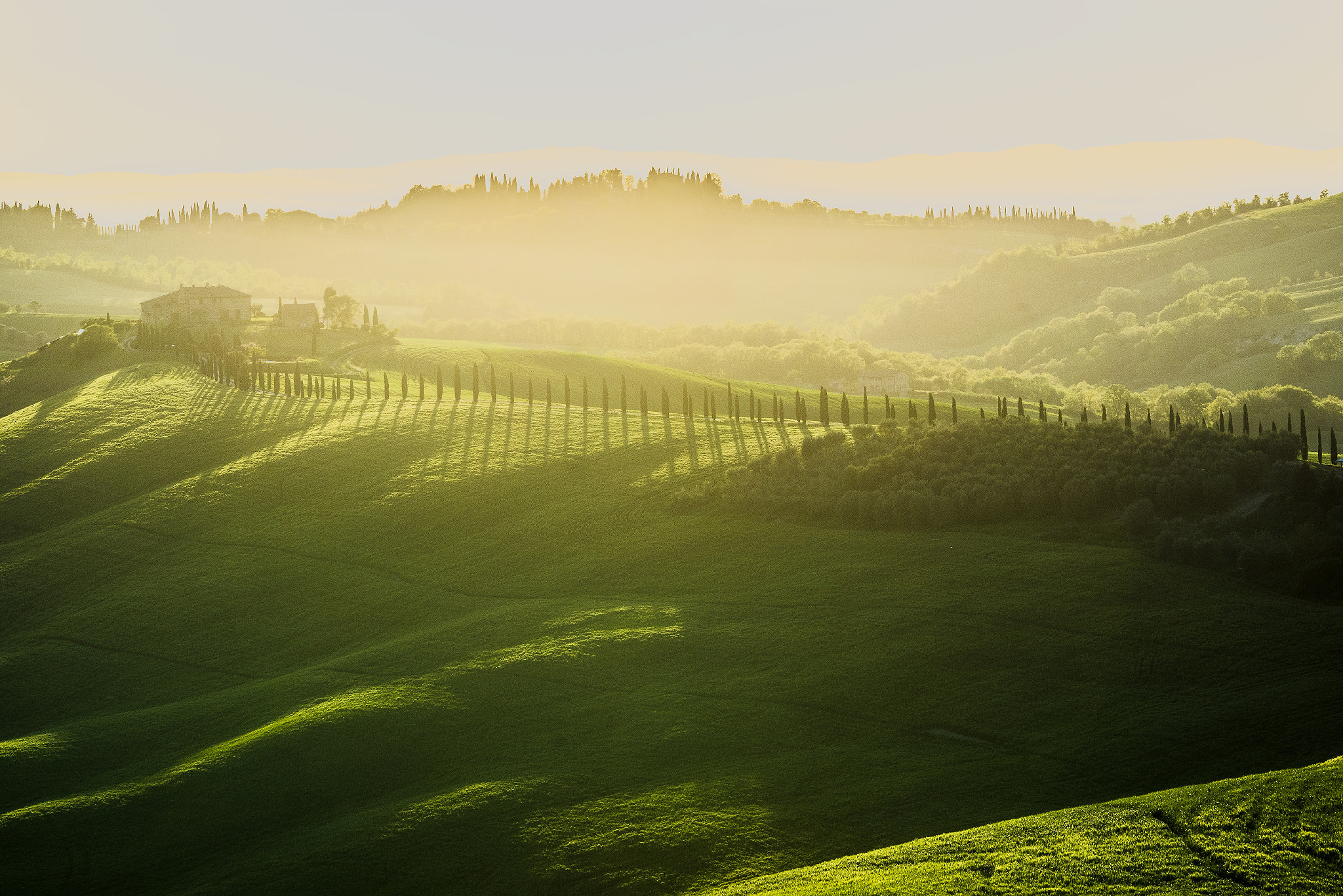 Sony 70-400mm F4-5.6 G SSM II sample photo. Tuscan valley photography