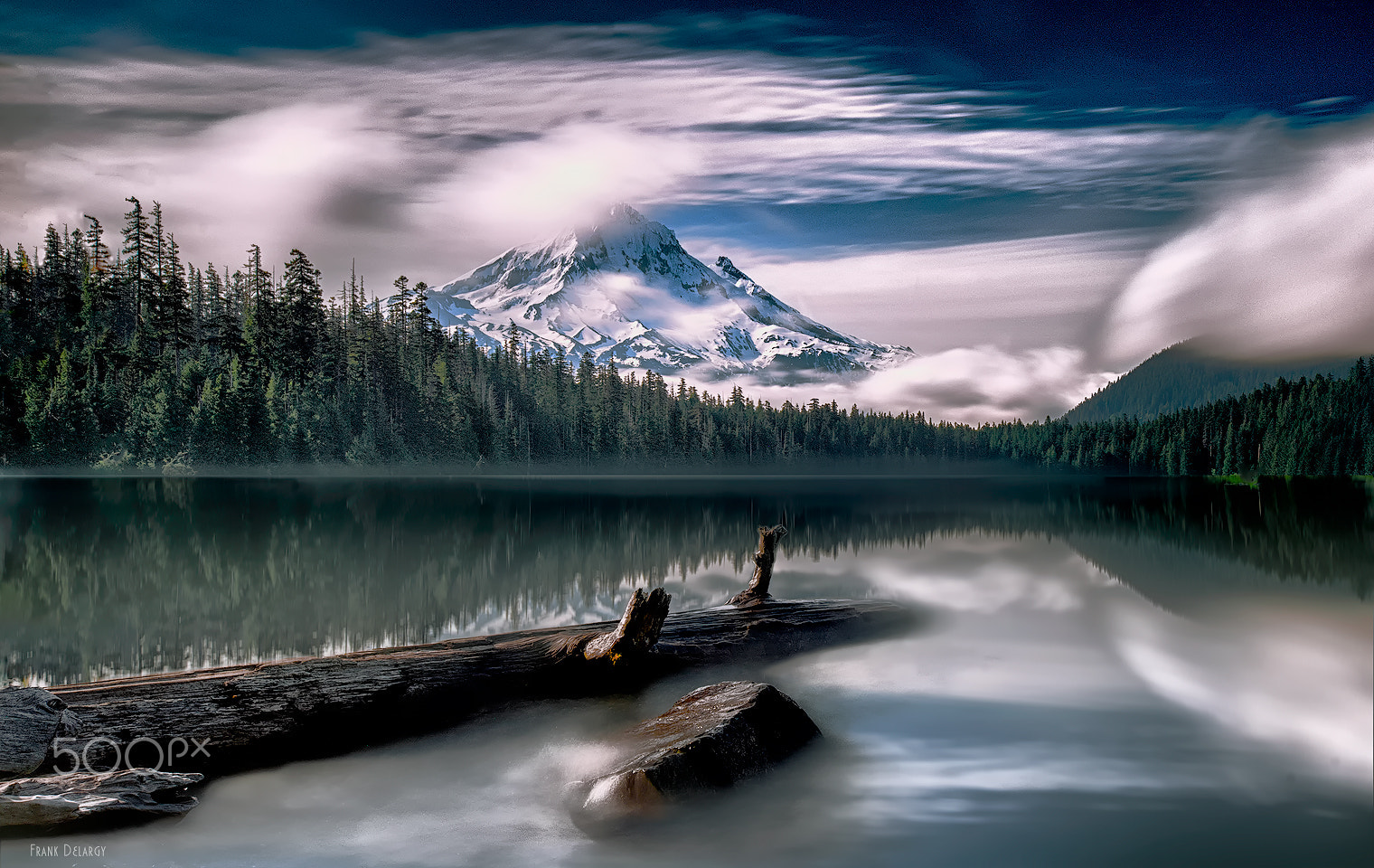 Sony a7R + Canon EF 16-35mm F2.8L II USM sample photo. Mt hood from lost lake photography
