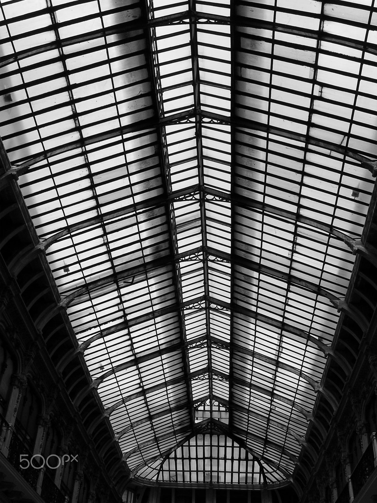 Nikon E3200 sample photo. Roof, galleria, turin, italy. photography