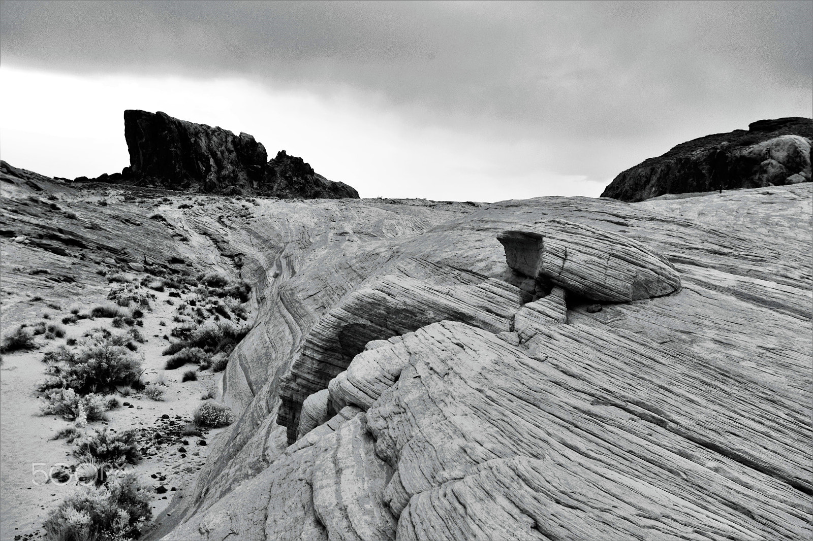 Nikon D3X sample photo. The wave in infrared 3 photography