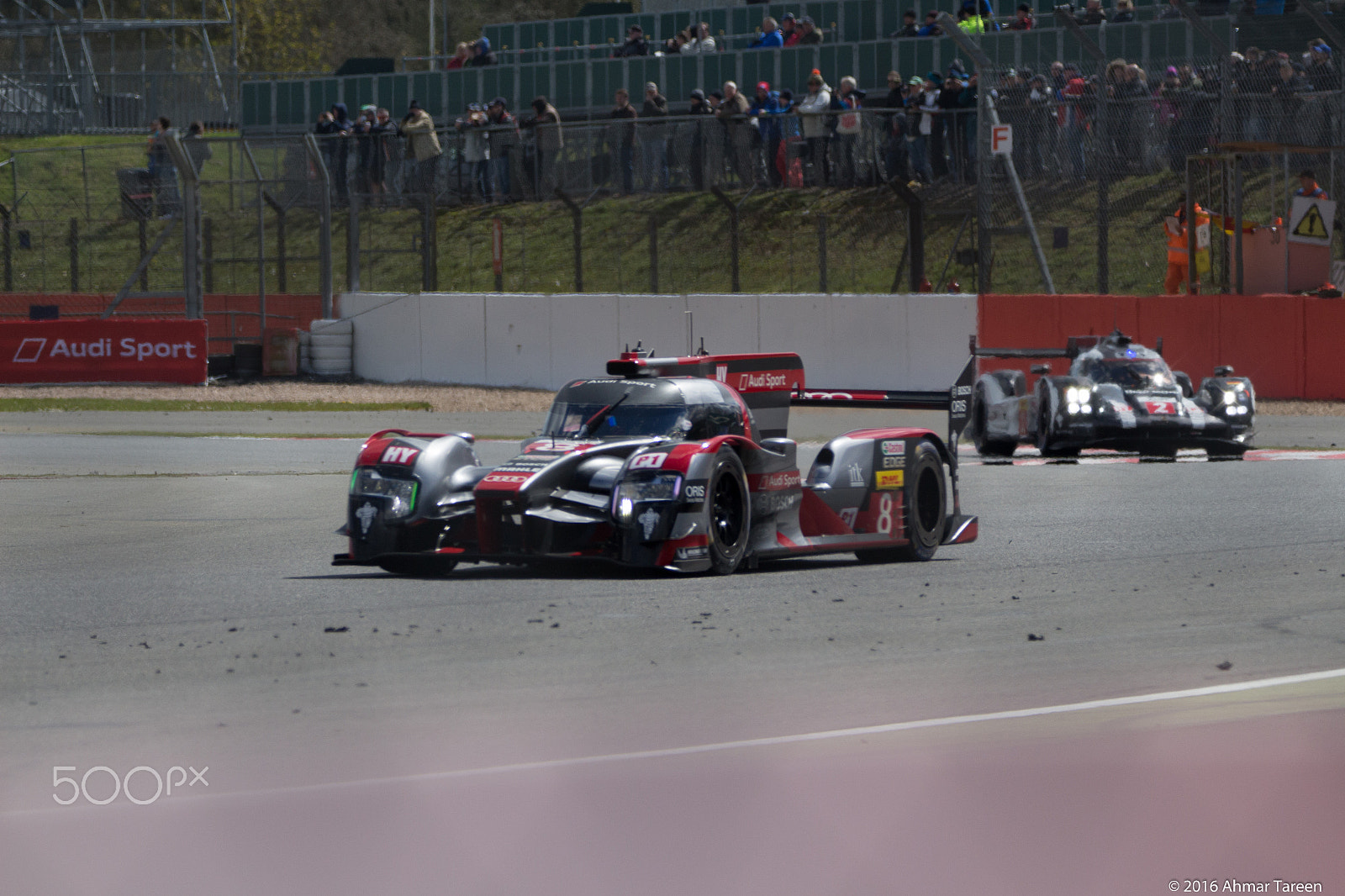Sigma 150-600mm F5-6.3 DG OS HSM | C sample photo. Audi r18 ahead of the porsche 919 at silverstone photography