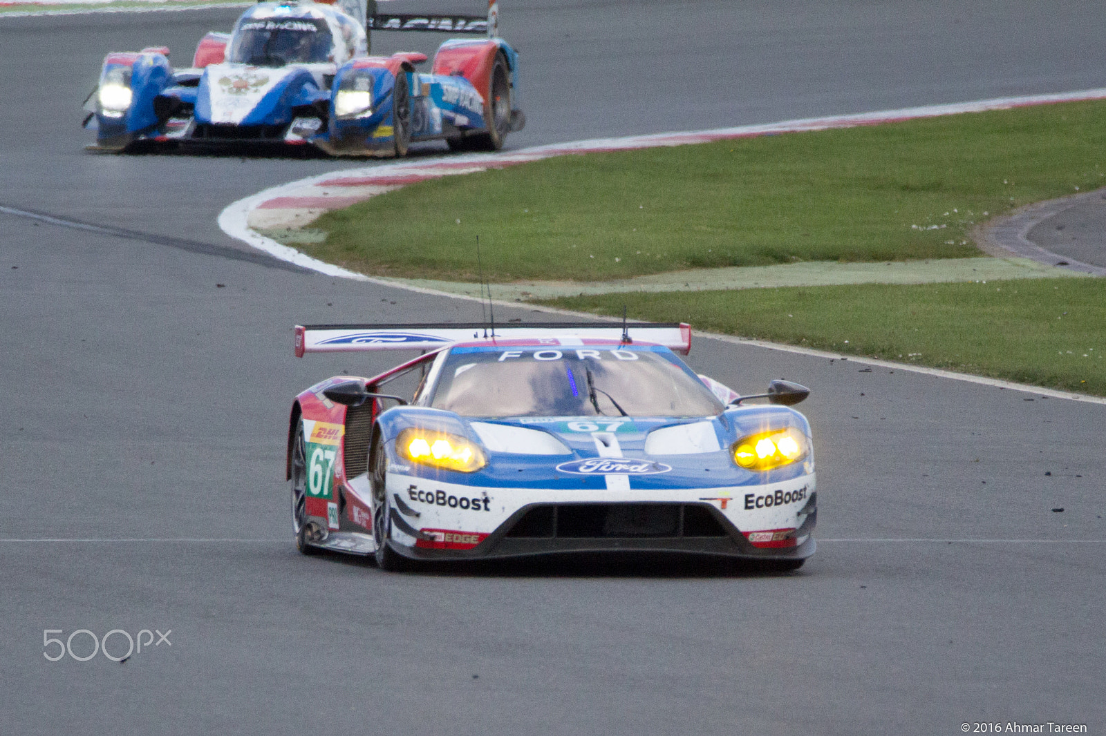 Canon EOS 700D (EOS Rebel T5i / EOS Kiss X7i) + Sigma 150-600mm F5-6.3 DG OS HSM | C sample photo. Ford gt thundering down hanger straight photography