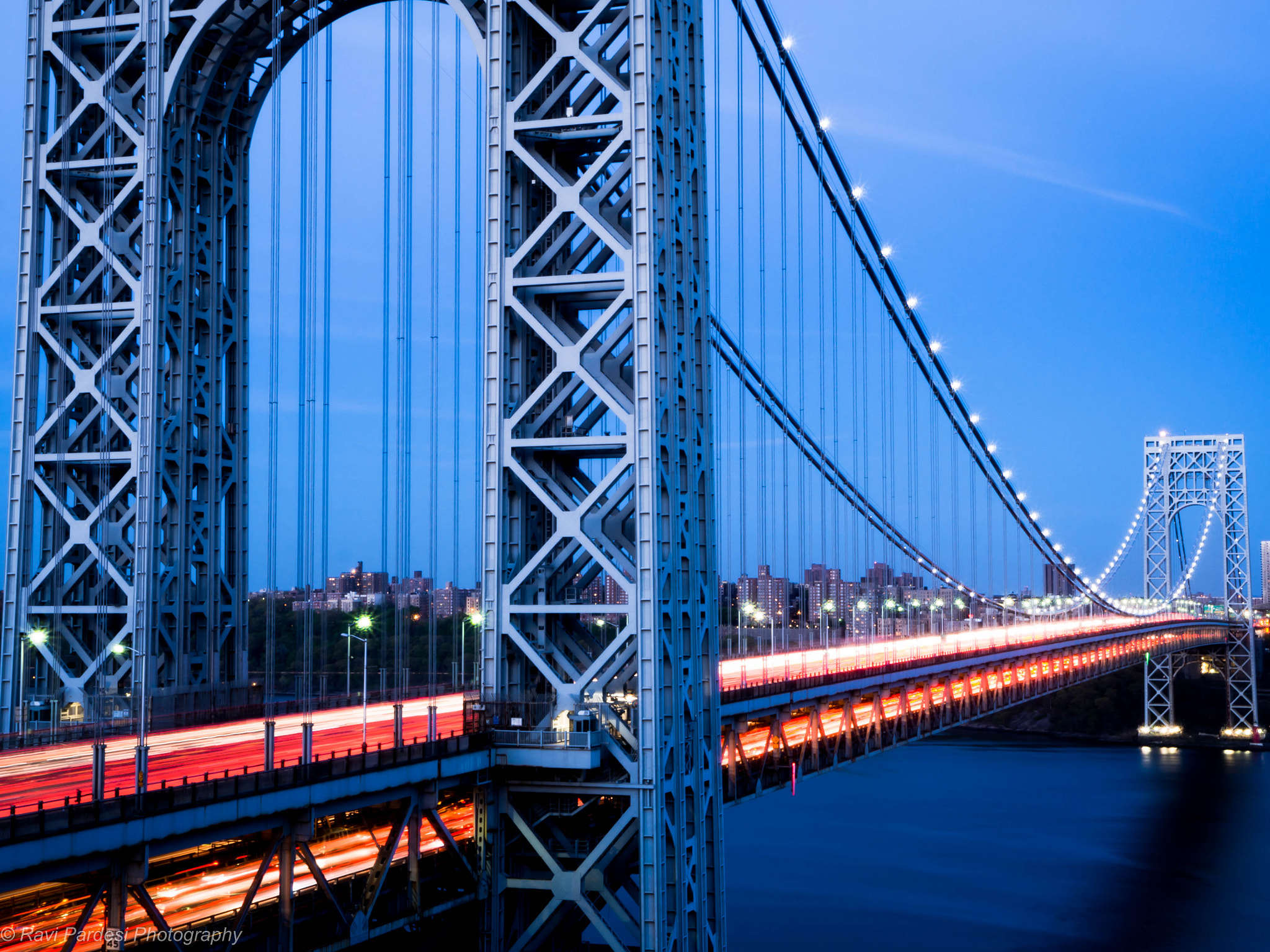 Olympus Zuiko Digital ED 12-60mm F2.8-4.0 SWD sample photo. George washington bridge - in motion photography