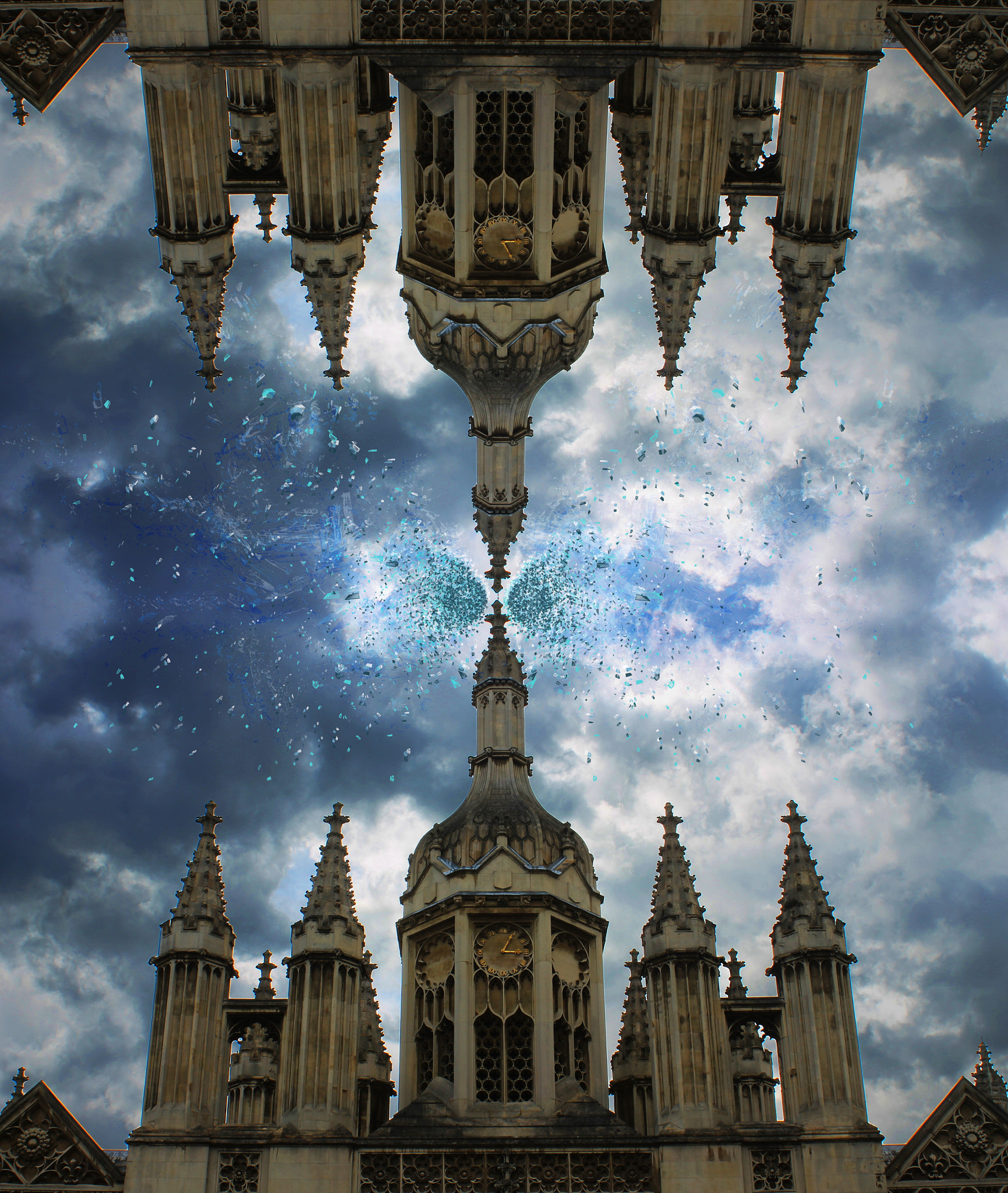 Canon EF 28-80mm f/3.5-5.6 sample photo. Fractured mirror worlds 1 photography