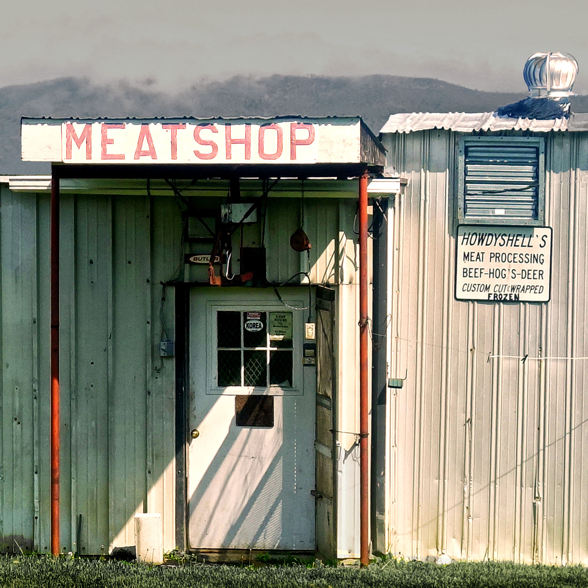 Hasselblad Stellar sample photo. Meat shop photography