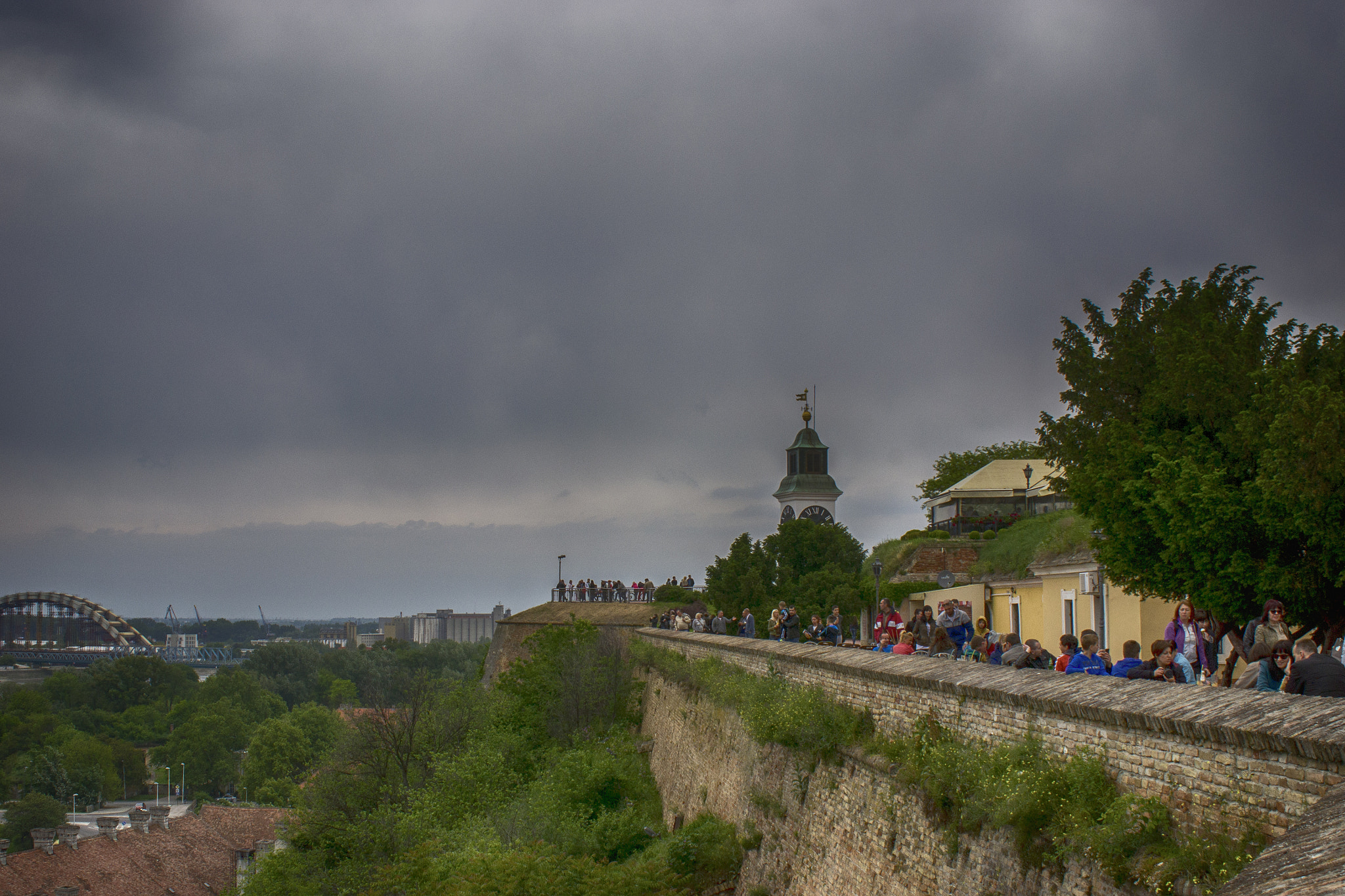 Nikon D3100 + AF Zoom-Nikkor 28-200mm f/3.5-5.6D IF sample photo. View of the fort and clock tower photography