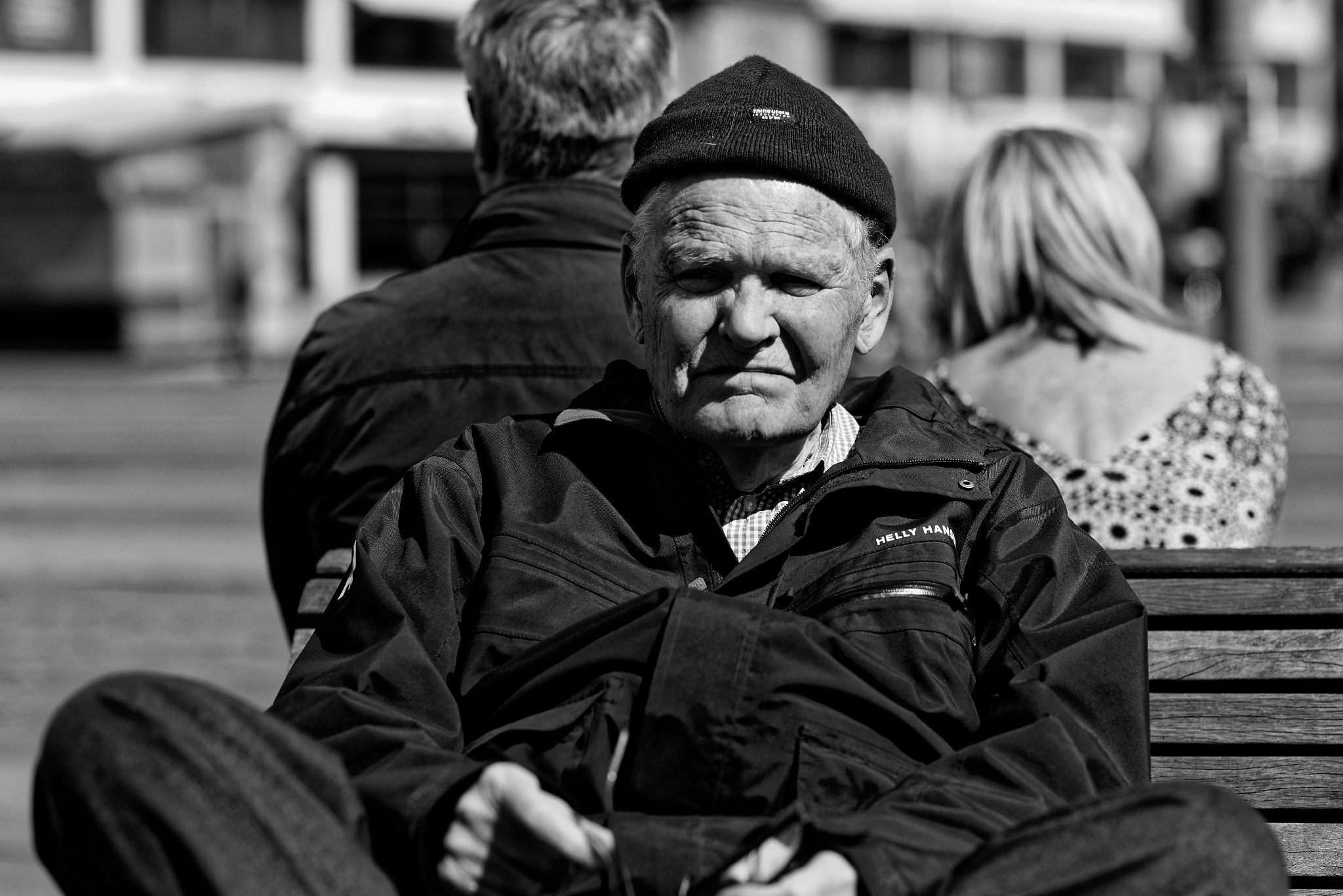 ZEISS Otus 85mm F1.4 sample photo. Old man enjoying the sun. photography
