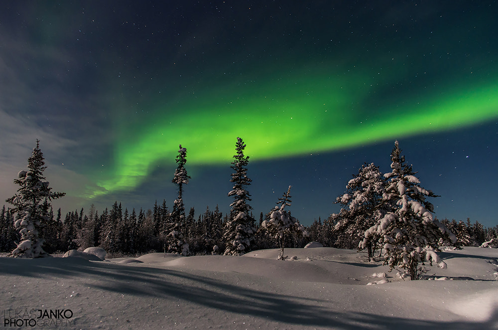 Pentax smc DA 18-55mm F3.5-5.6 ED AL II (IF) sample photo. Northern lights photography