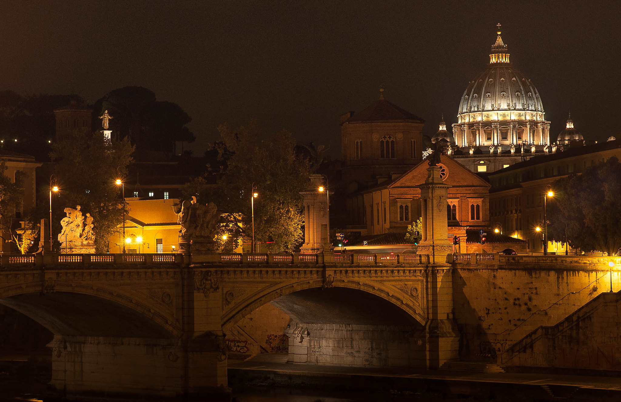 Tamron SP 24-70mm F2.8 Di VC USD sample photo. Vatican at night photography