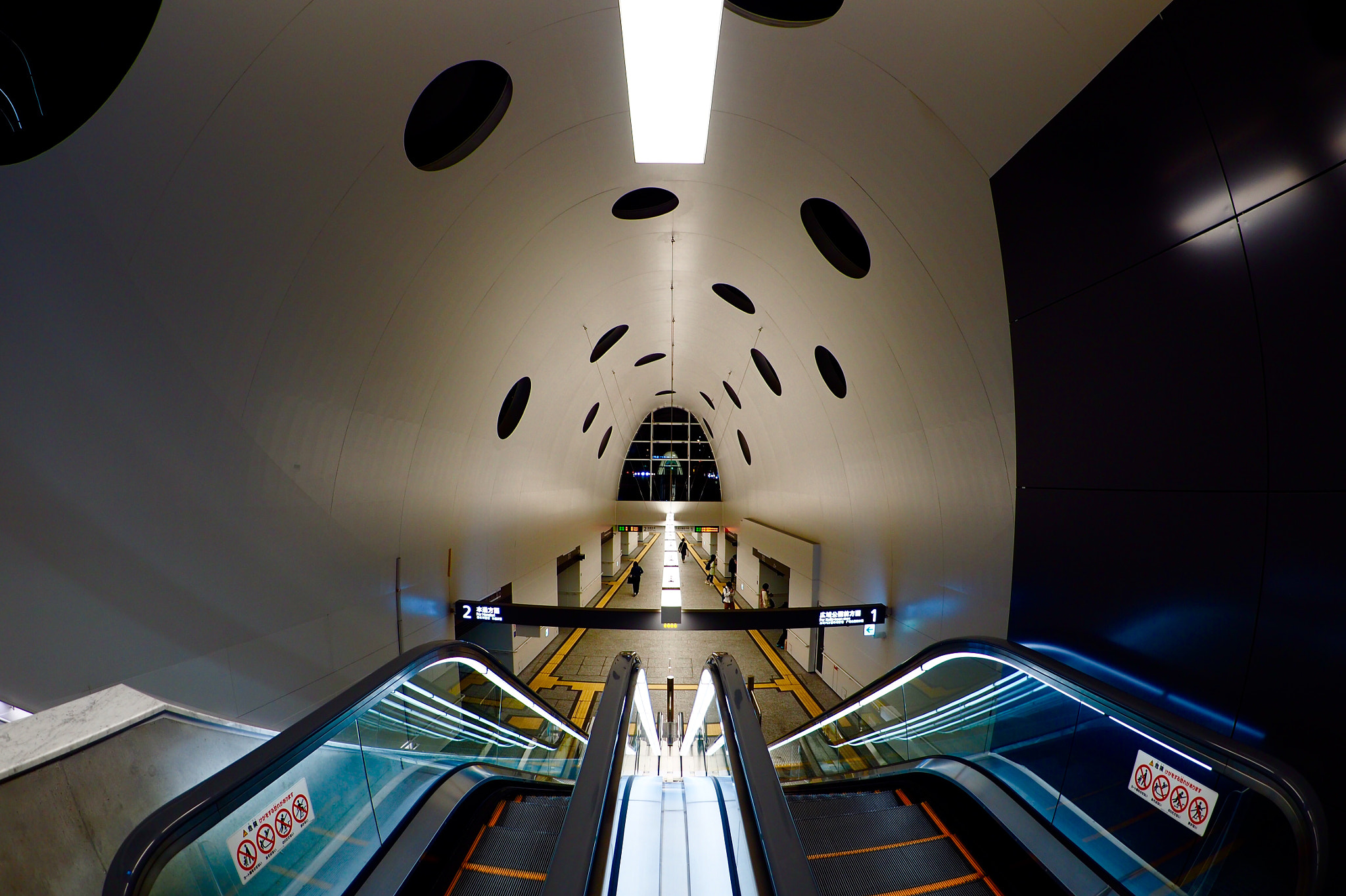 Panasonic Lumix G Fisheye 8mm F3.5 sample photo. 新白島駅 shin-hakushima station photography