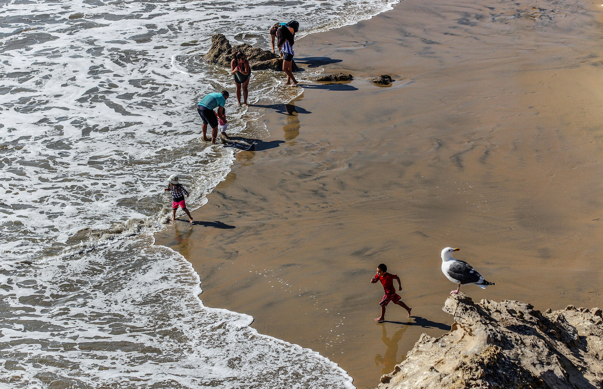 Canon EF 75-300mm F4.0-5.6 IS USM sample photo. Fun on the beach photography