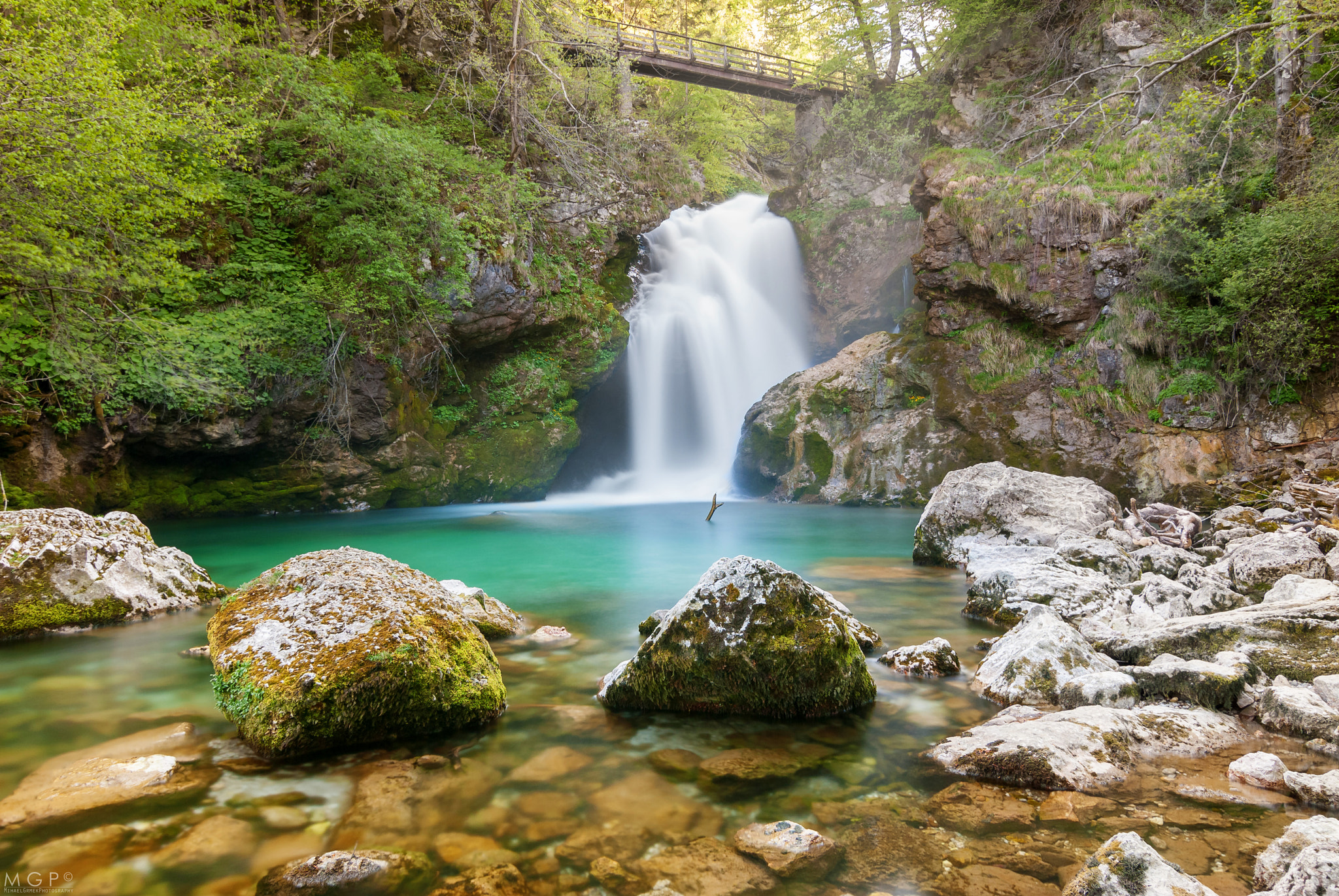 Nikon D200 sample photo. Vintgarski Šum waterfall, slovenia photography