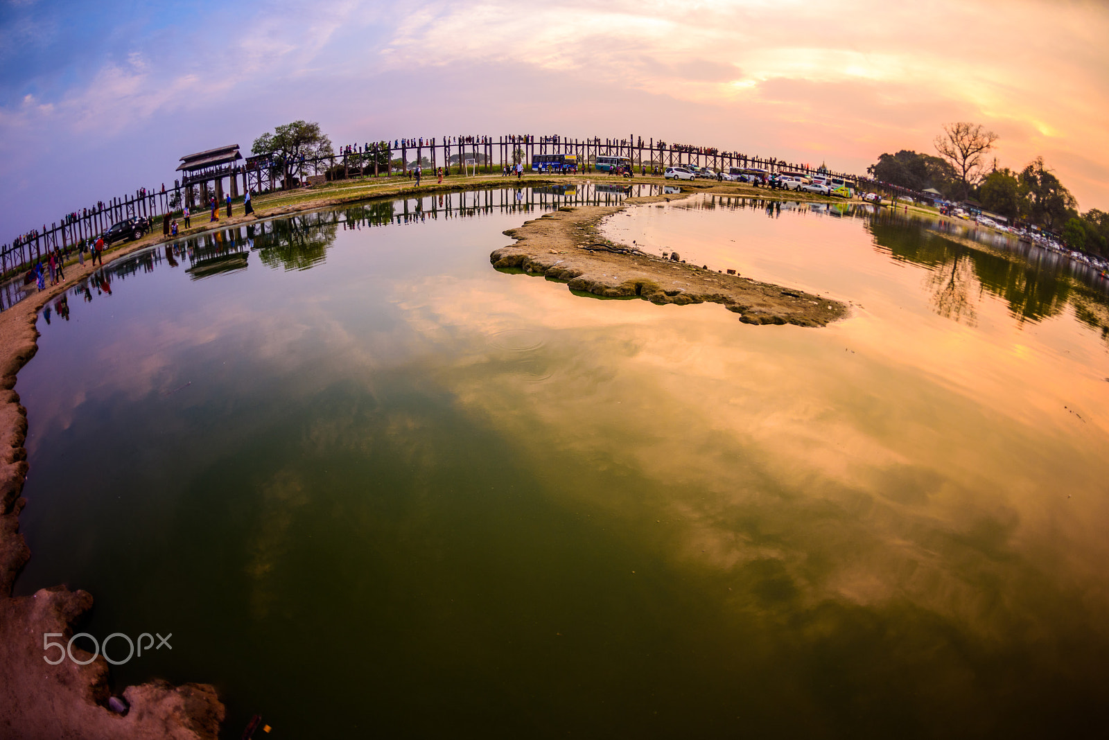 Nikon D810 + Nikon AF Fisheye-Nikkor 16mm F2.8D sample photo. U bein bridge photography