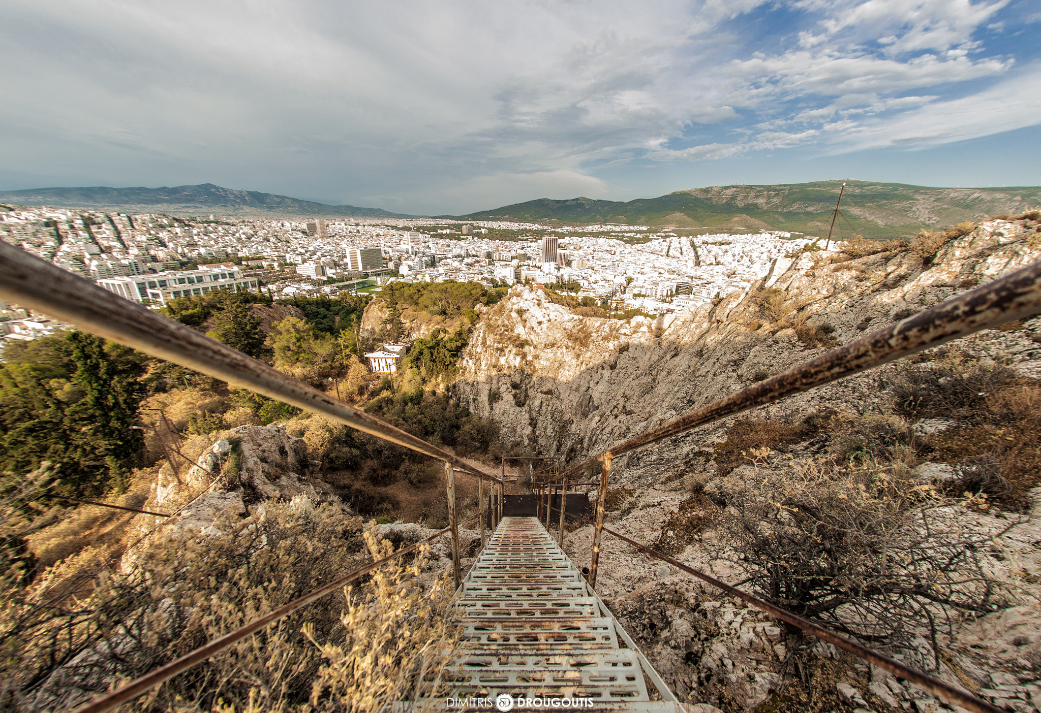 Nikon D3 + Sigma 15mm F2.8 EX DG Diagonal Fisheye sample photo. Athens view photography