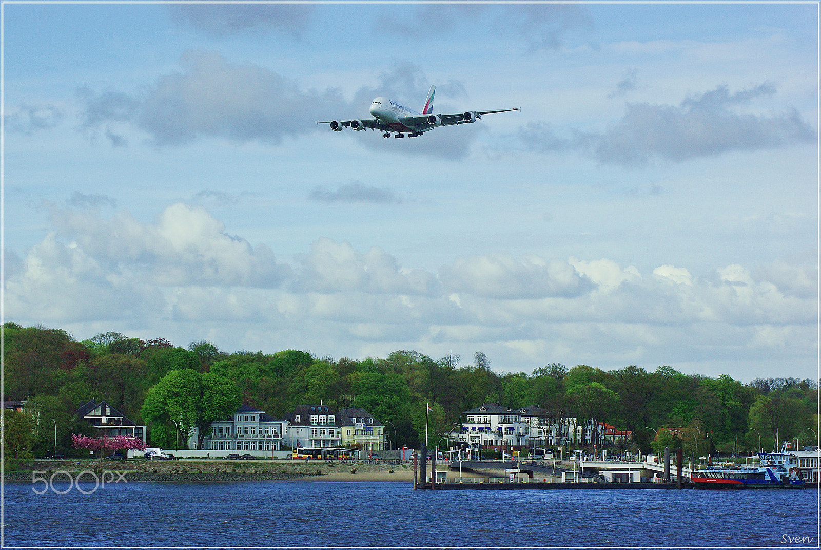 Pentax K200D + Tamron AF 70-300mm F4-5.6 Di LD Macro sample photo. Airbus finkenwerder, a380 photography