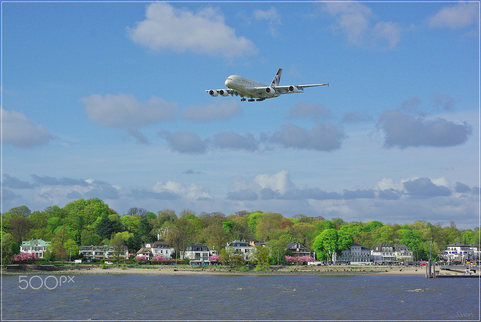 Pentax K200D sample photo. Airbus finkenwerder, a380 photography