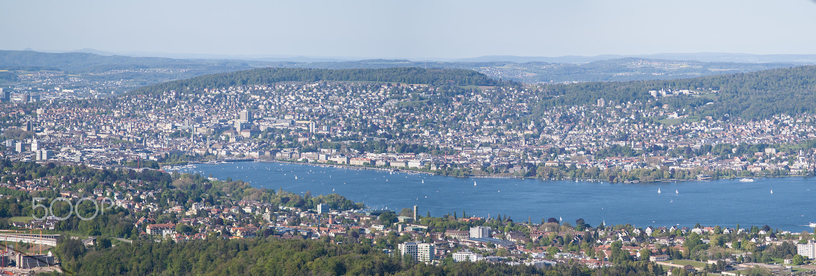 Canon EOS 1000D (EOS Digital Rebel XS / EOS Kiss F) + Canon EF 24-105mm F4L IS USM sample photo. Felsenegg view to zurich photography