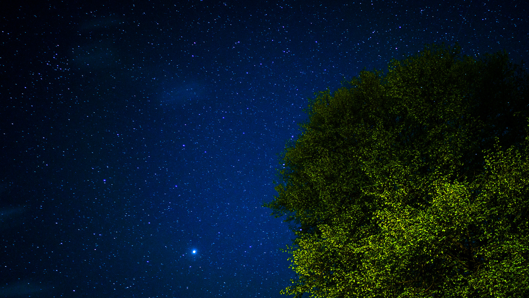 Panasonic Lumix DMC-G7 + LEICA DG SUMMILUX 15/F1.7 sample photo. Night sky photography