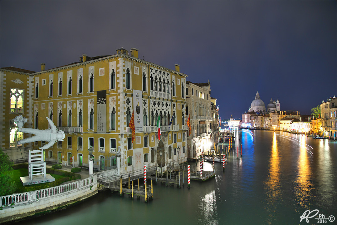 VR 24-105mm F/4.0 G sample photo. Night in venice photography