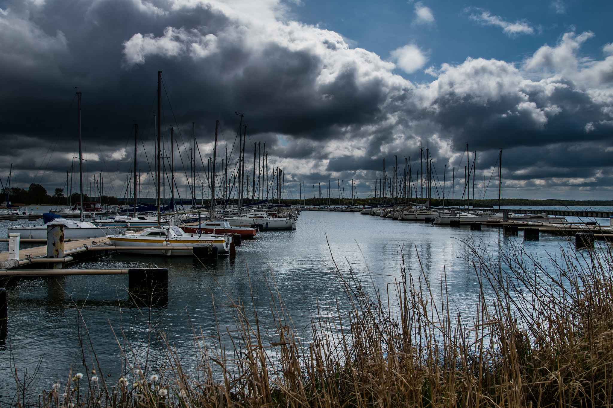 Sigma 17-50mm F2.8 EX DC HSM sample photo. Stormy lake photography