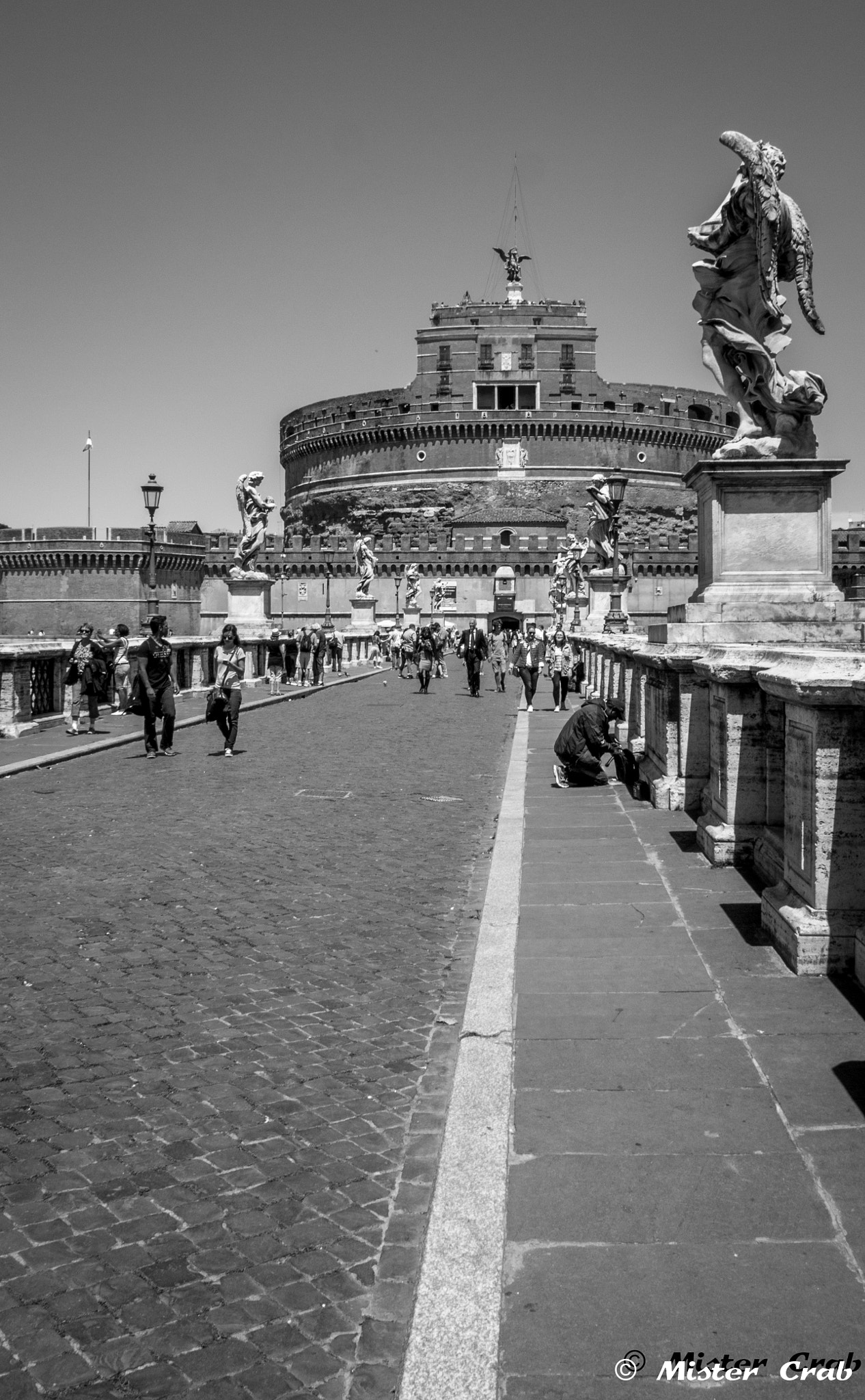 LUMIX G VARIO PZ 14-42/F3.5-5.6 sample photo. Chateau saint ange depuis le pont d'elio photography