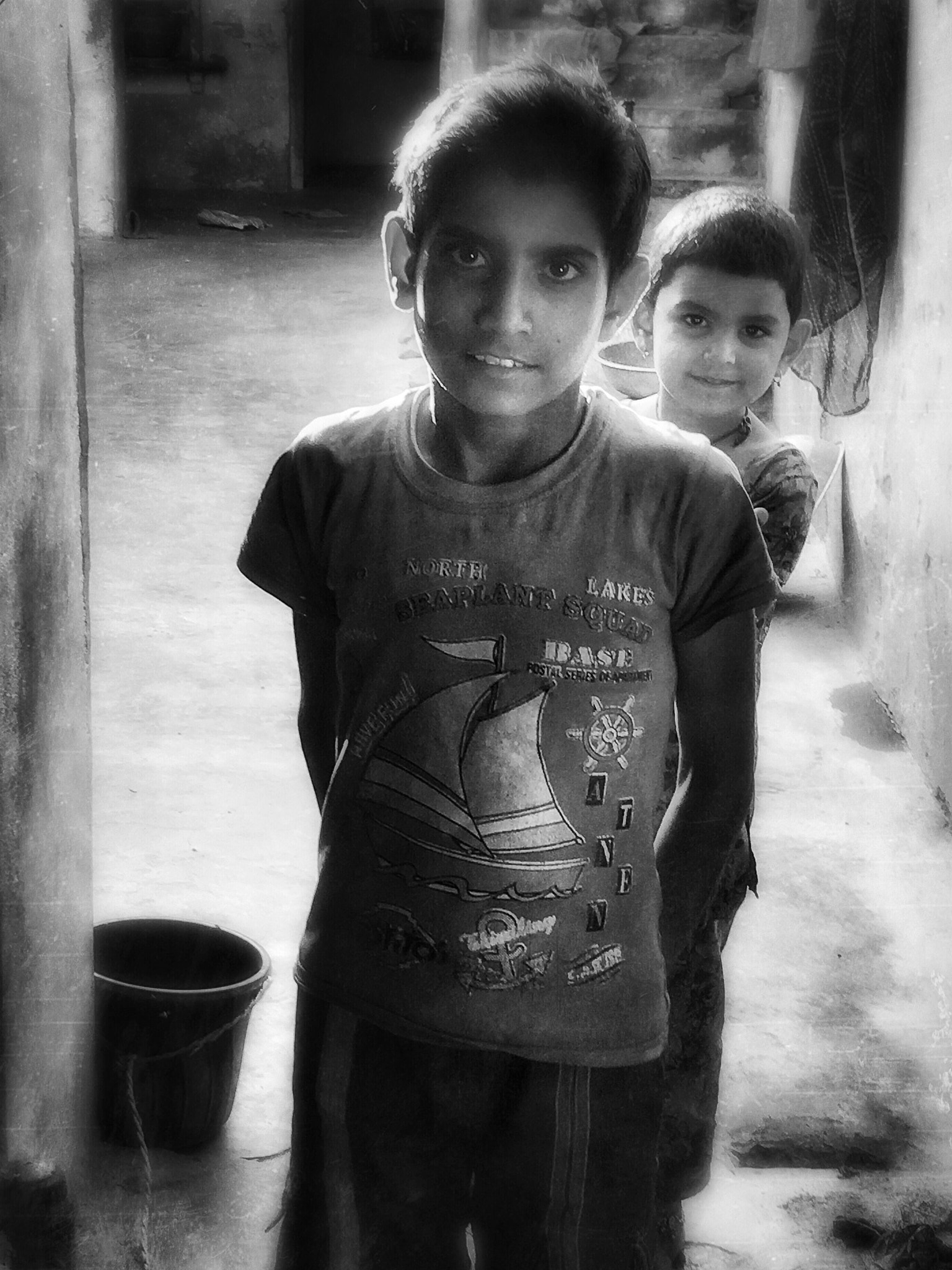 Hipstamatic 311 sample photo. Children, rawla, india photography