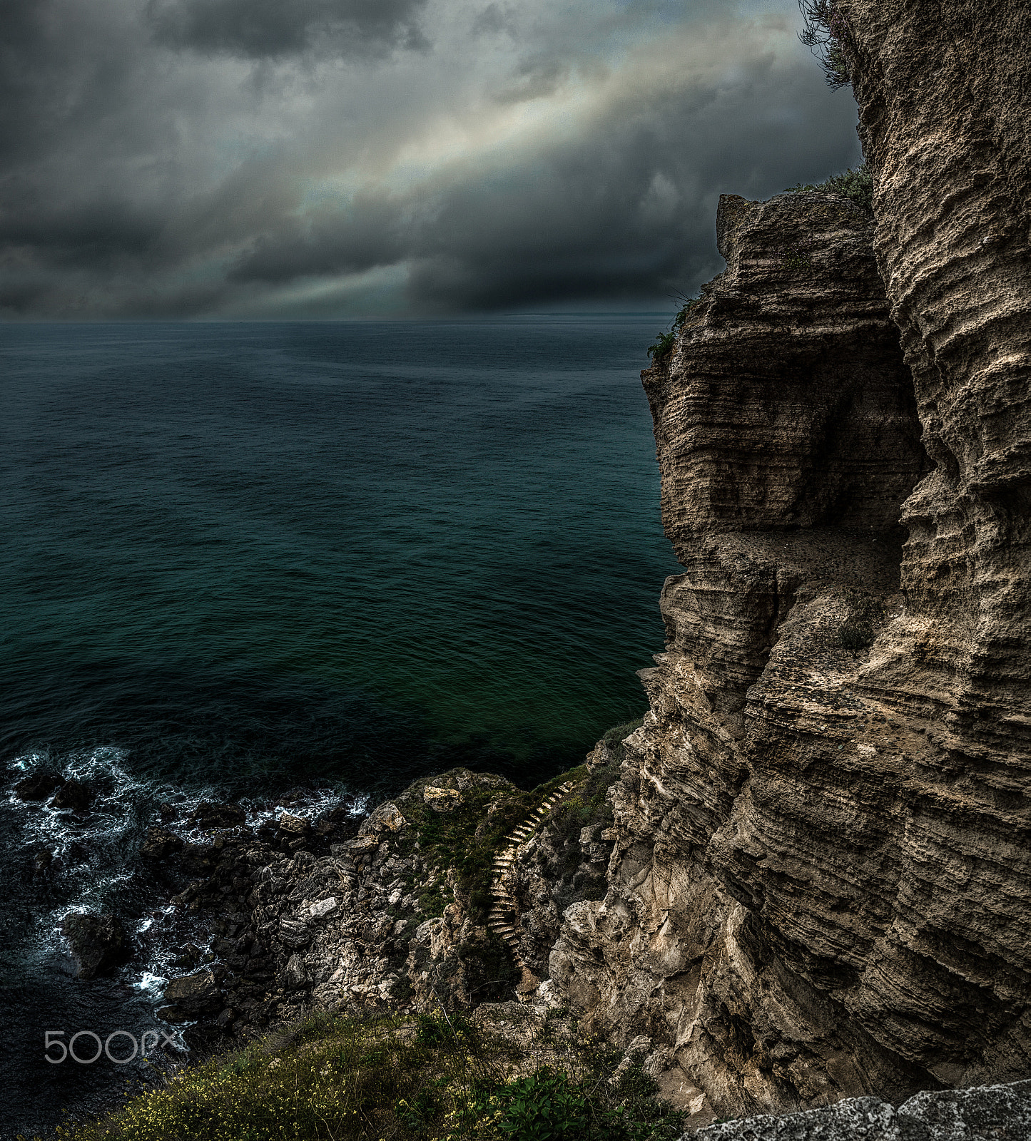 Pentax K-50 sample photo. The rocks of kaliakra photography