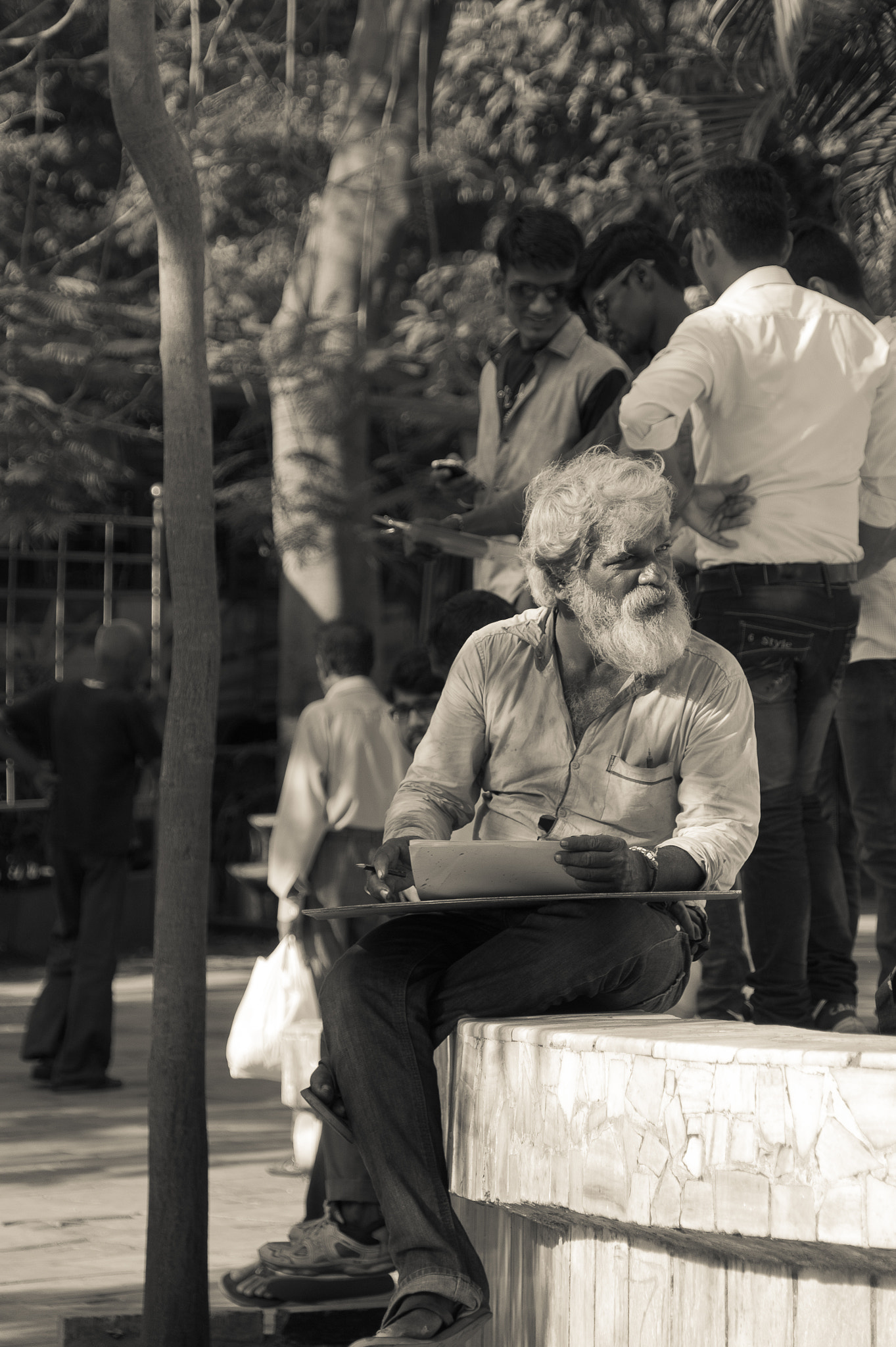 Sony E 18-200mm F3.5-6.3 OSS sample photo. Streets of india photography