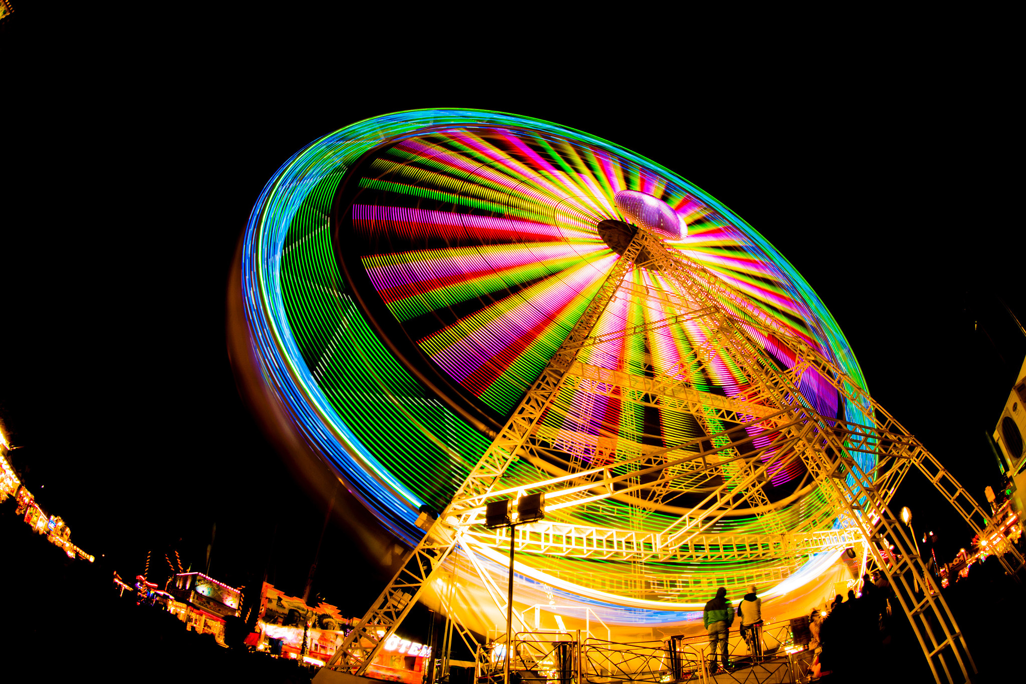 Canon EF 8-15mm F4L Fisheye USM sample photo. Big wheel photography
