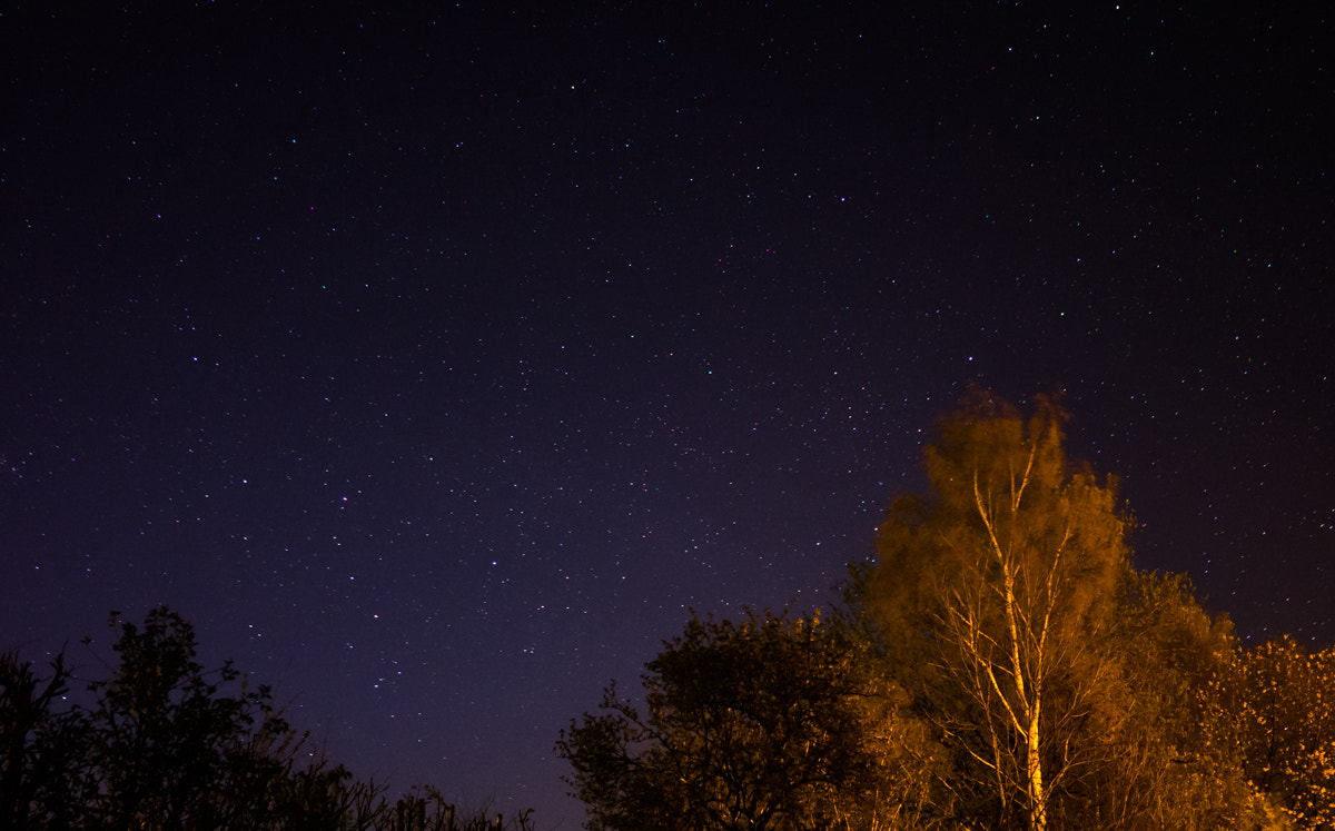 Samsung NX1100 sample photo. Stars photography