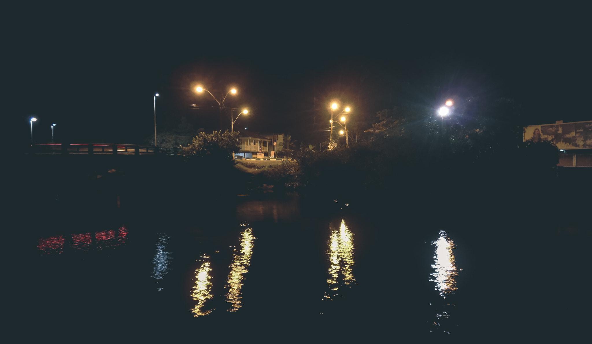 Samsung WB35F/WB36F/WB37F sample photo. Night bridge photography