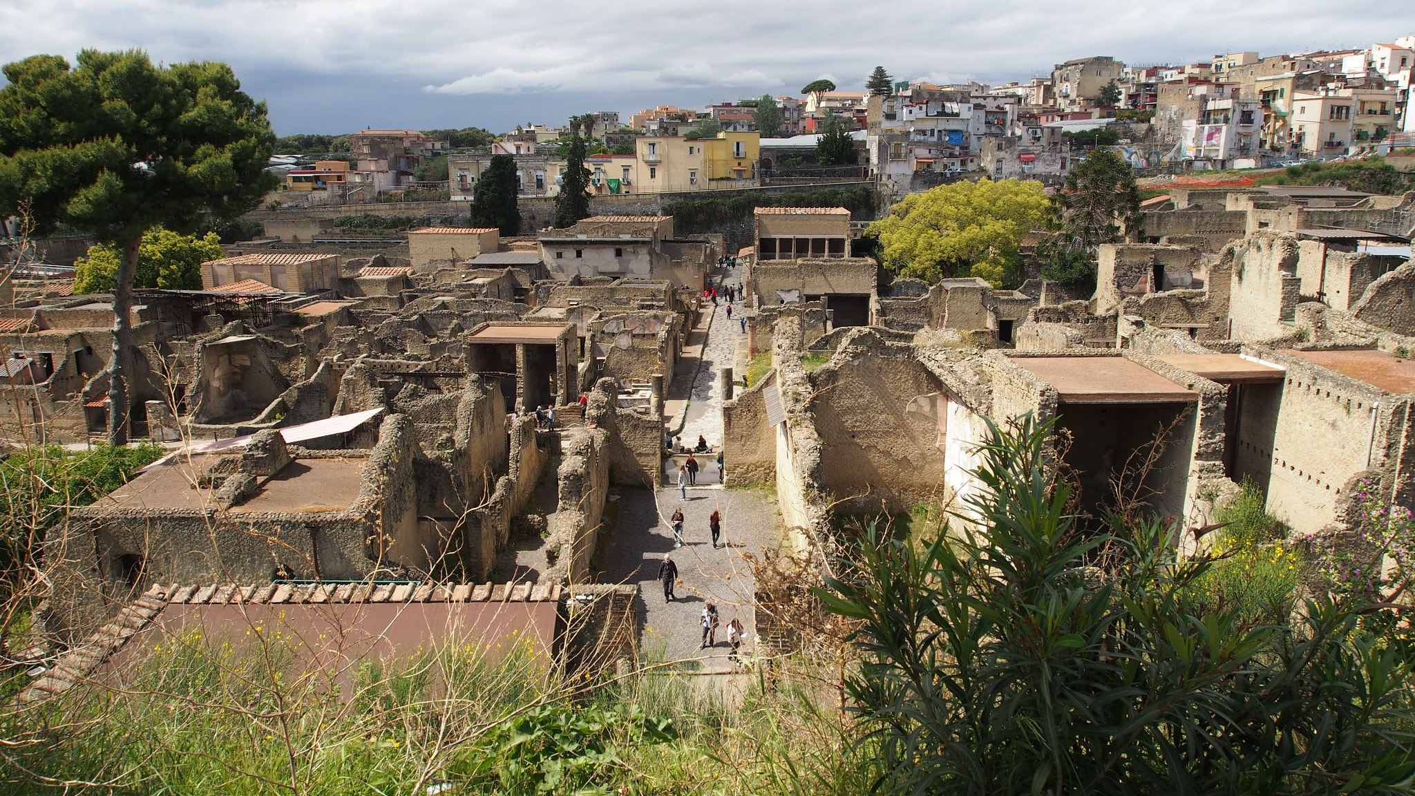 Herculaneum and modern Ercolano