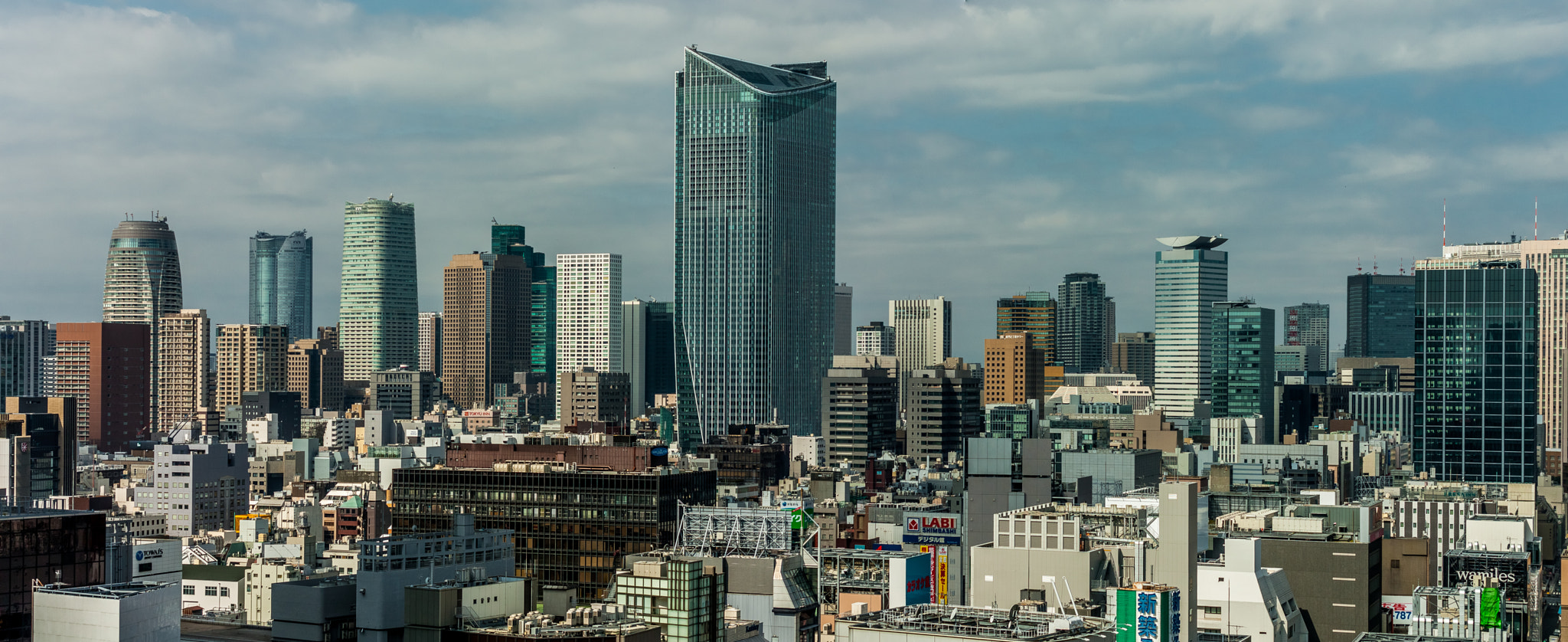 Sigma 50mm F1.4 EX DG HSM sample photo. Tokyo skyline photography