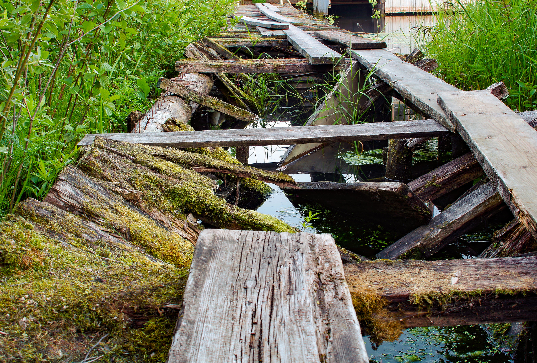 Pentax K-30 sample photo. Old boardwalk photography