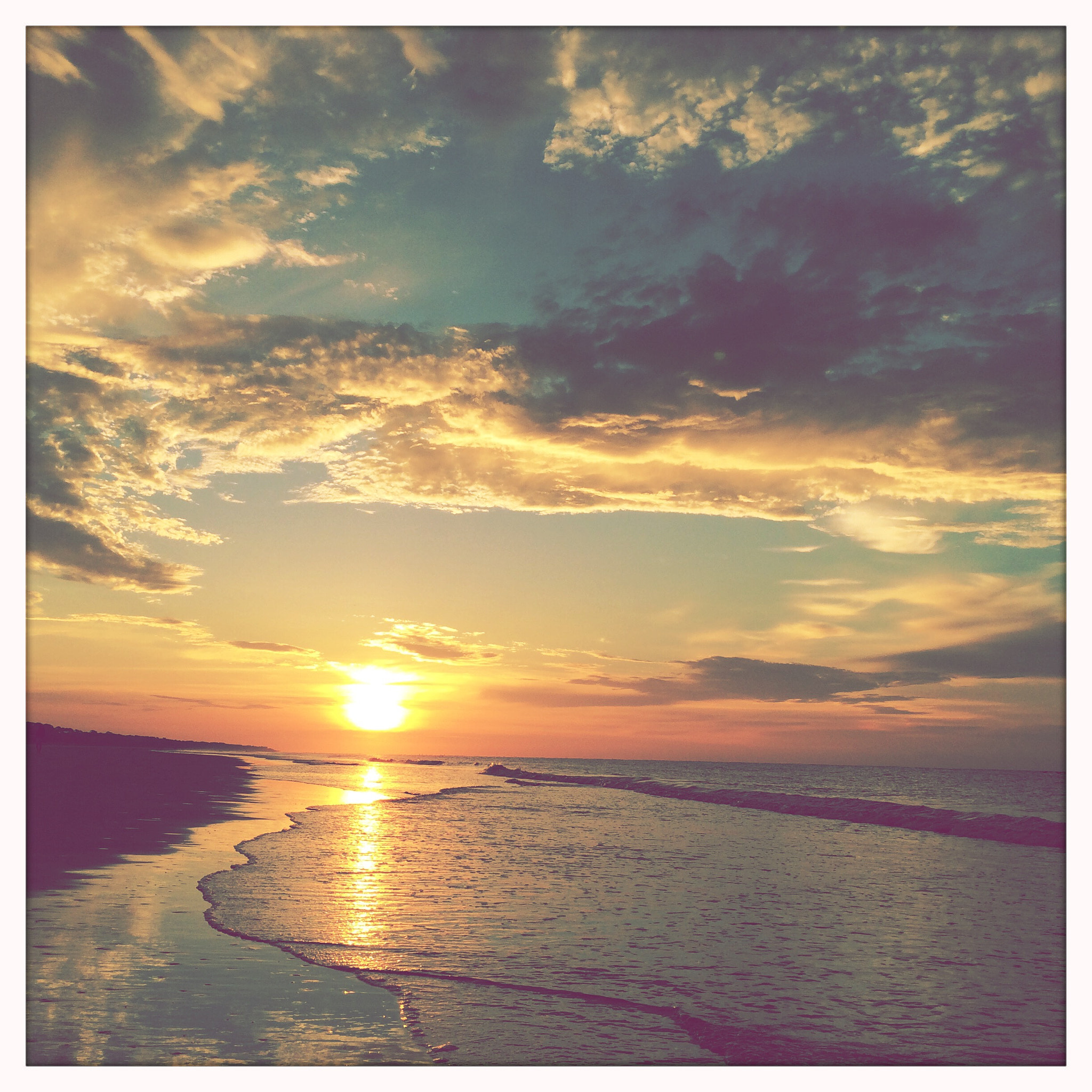 Hipstamatic 280 sample photo. Sunrise, hilton head island, south carolina photography