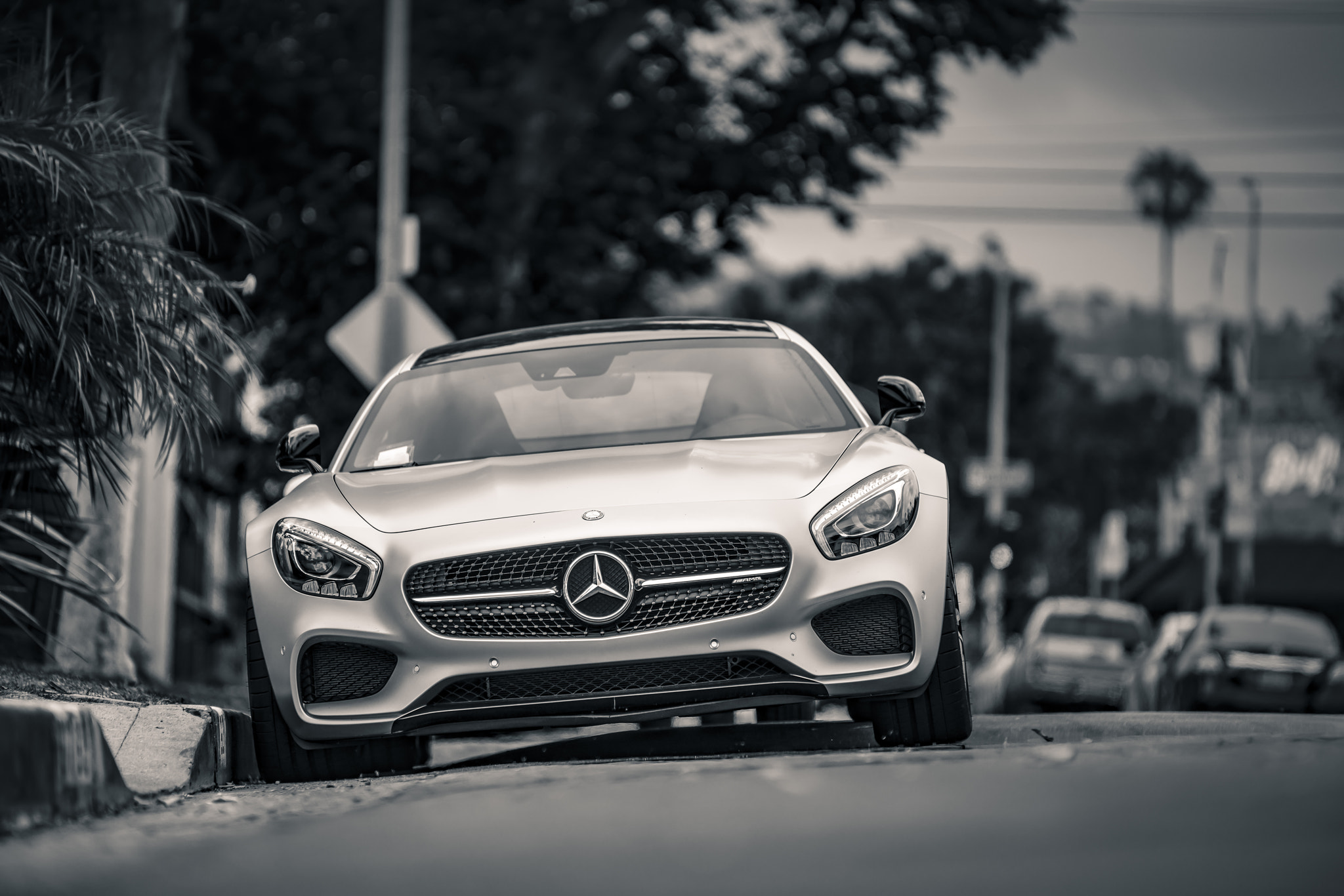 Sony a7R II + Tamron SP 70-200mm F2.8 Di VC USD sample photo. Mercedes amg gt photography