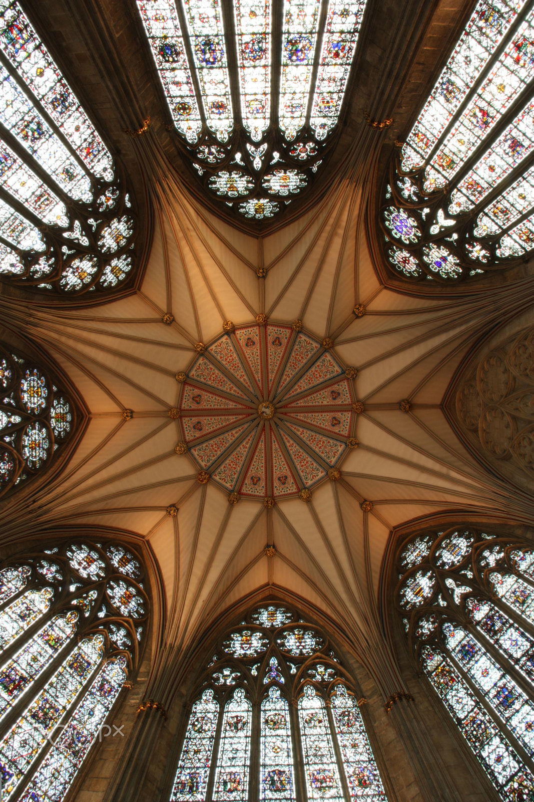 Canon EF-S 10-18mm F4.5–5.6 IS STM sample photo. Chapter house ceiling in york minster in york, england photography