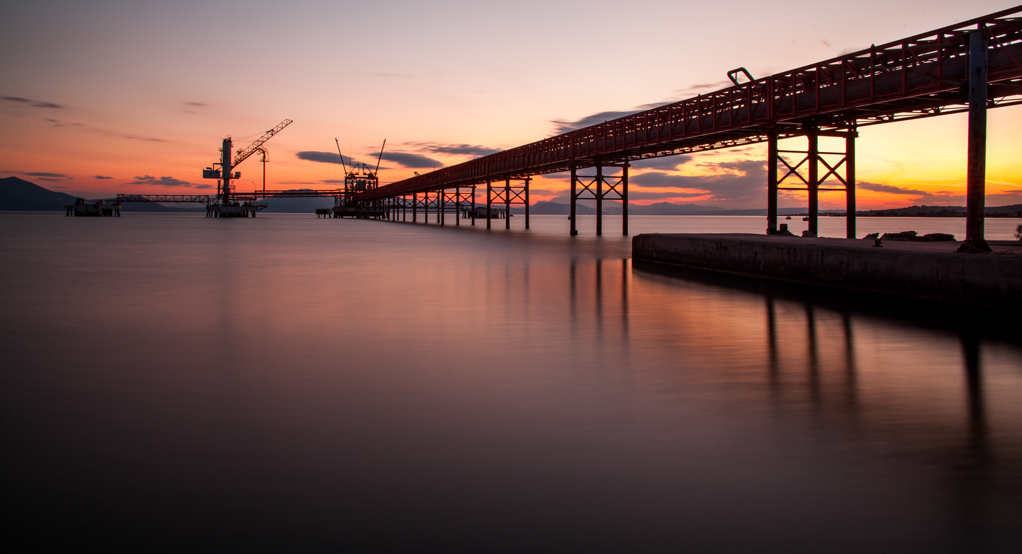 Canon EF 24-85mm F3.5-4.5 USM sample photo. Factory sunset photography
