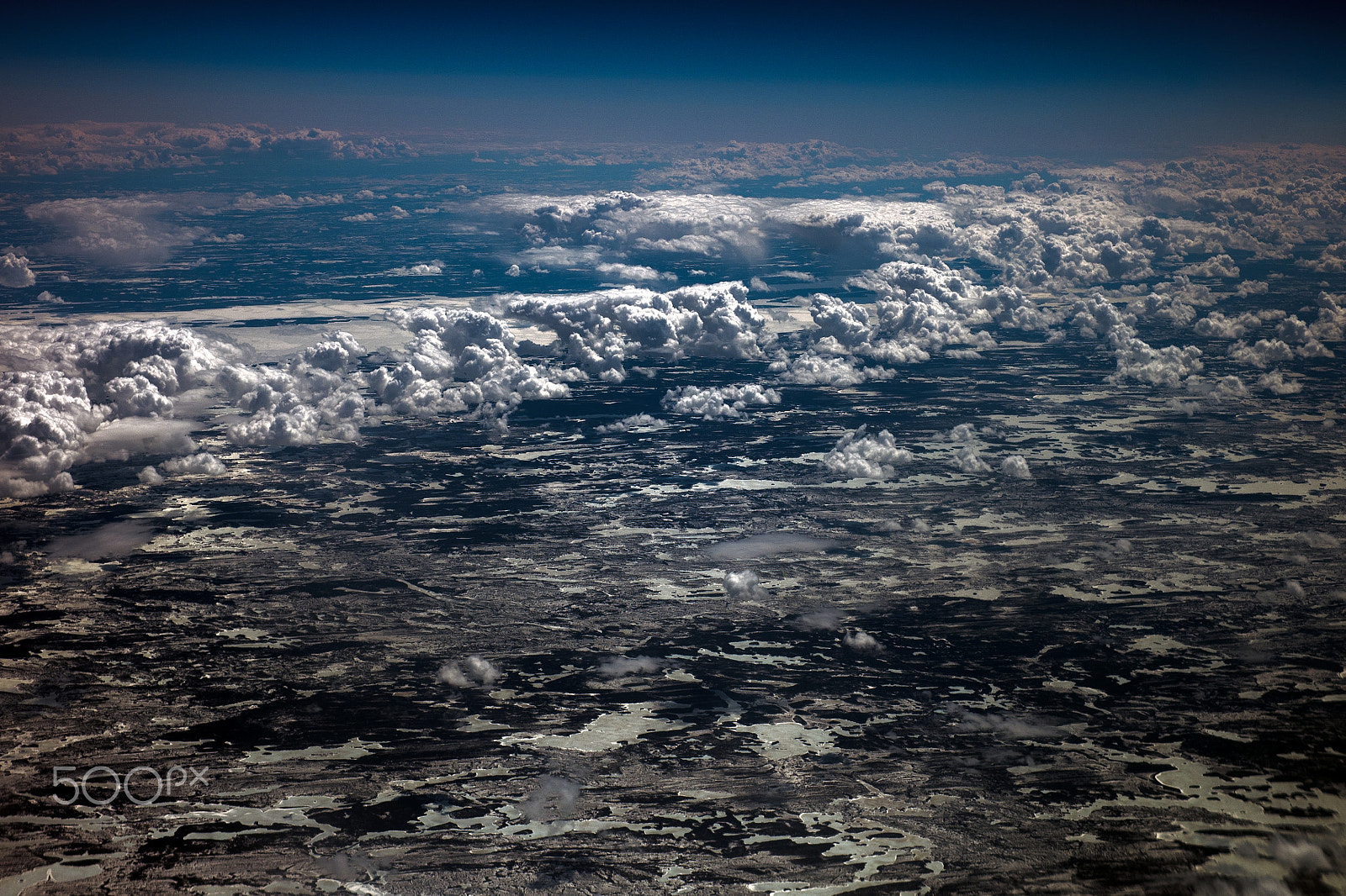 Fujifilm X-A1 sample photo. 35000 feet greenland photography