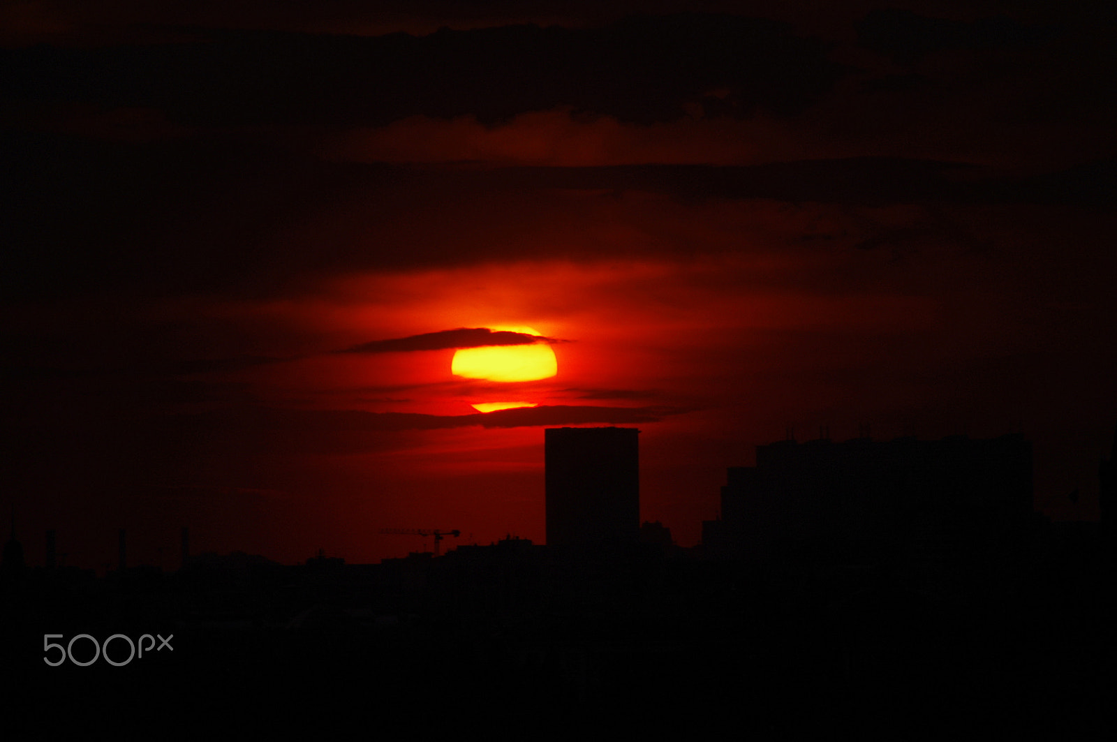 Pentax K-x sample photo. Sun in the clouds photography