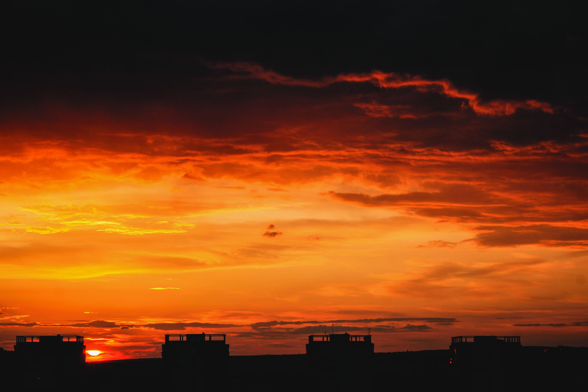 Canon EF-S 18-55mm F3.5-5.6 sample photo. Sunset photography
