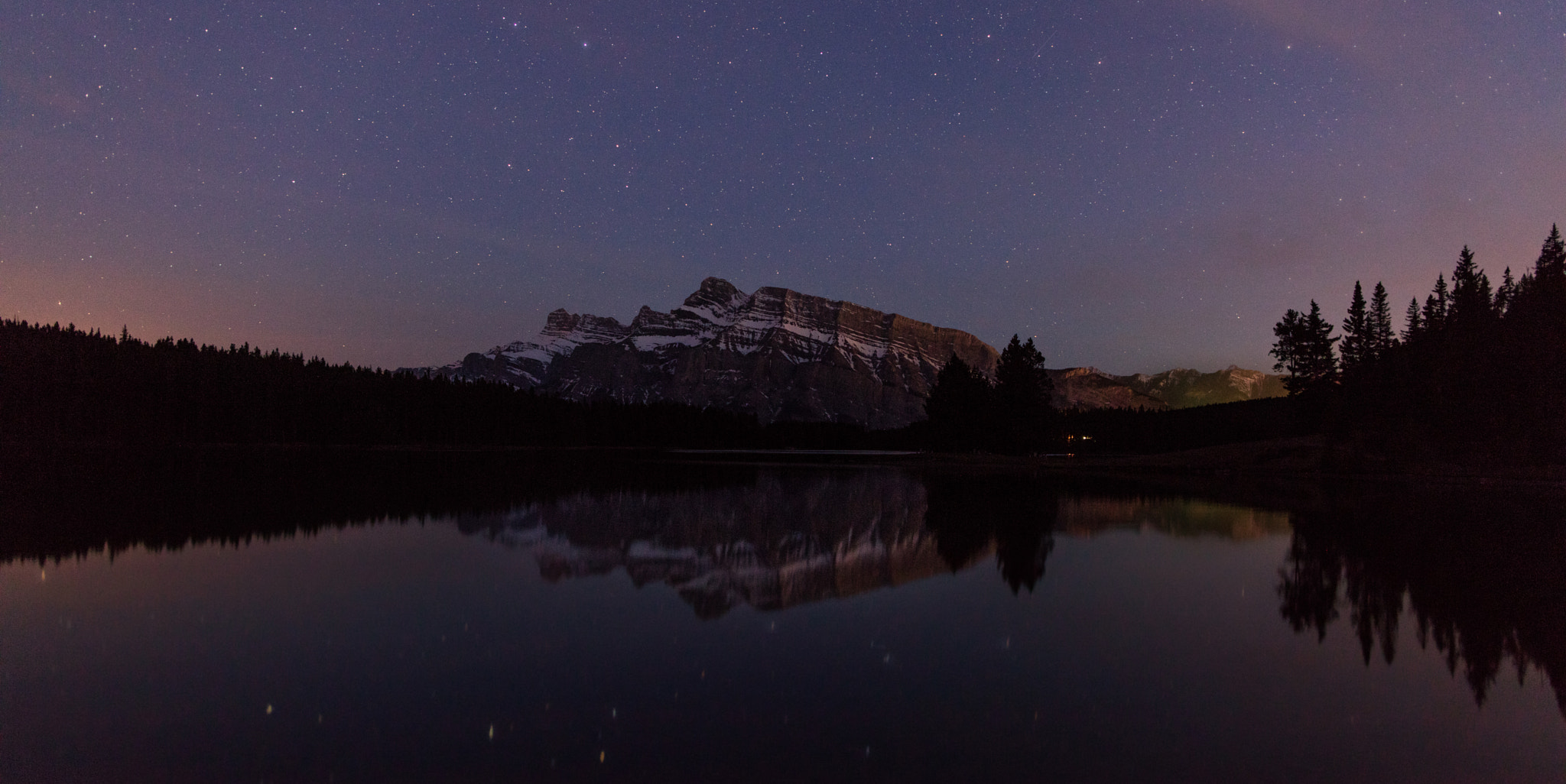 Canon EOS 5DS + Canon EF 24mm F1.4L II USM sample photo. Reflection's at two jack lake photography