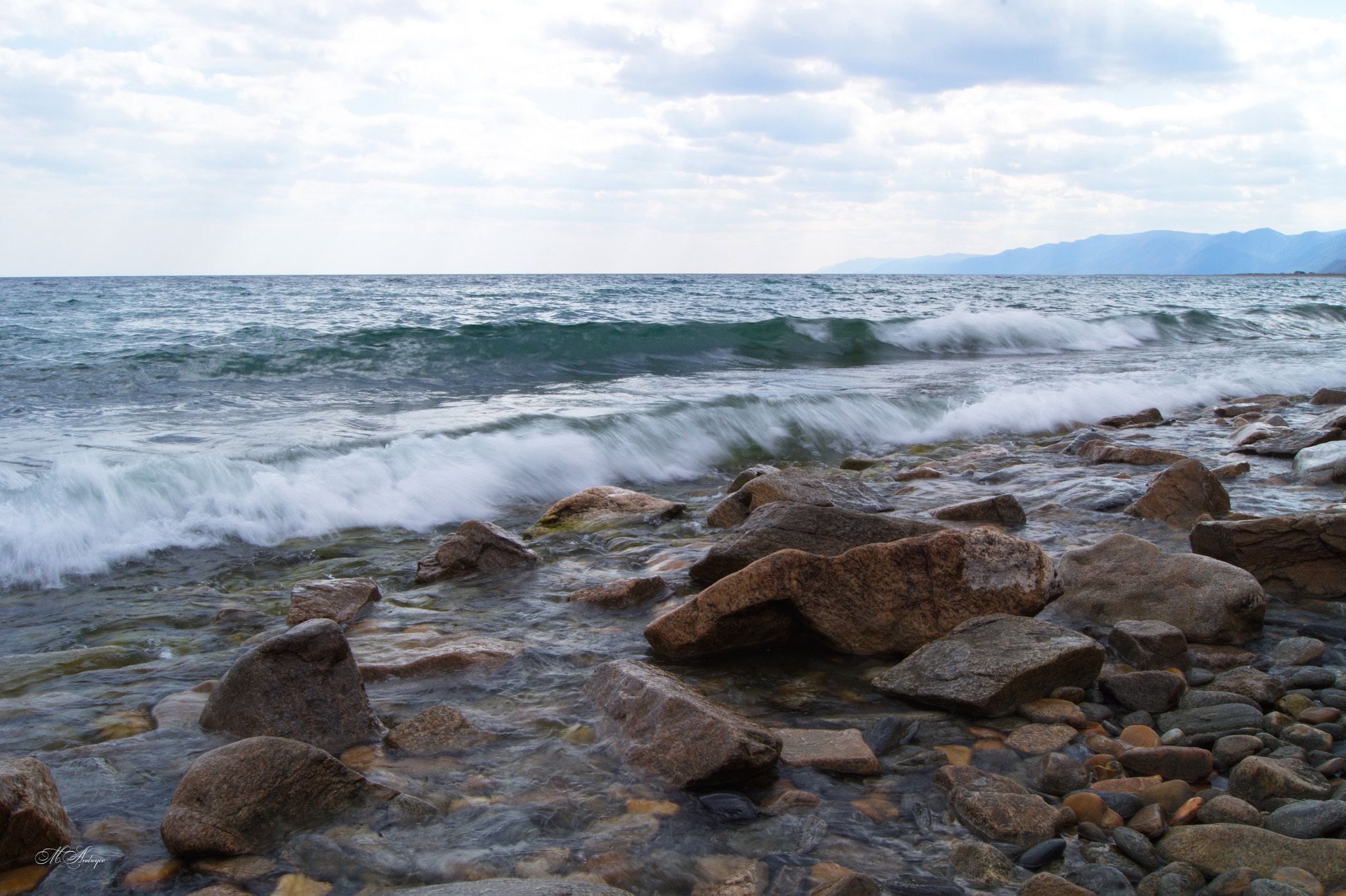 Sony Alpha DSLR-A580 sample photo. Байкальские волны photography