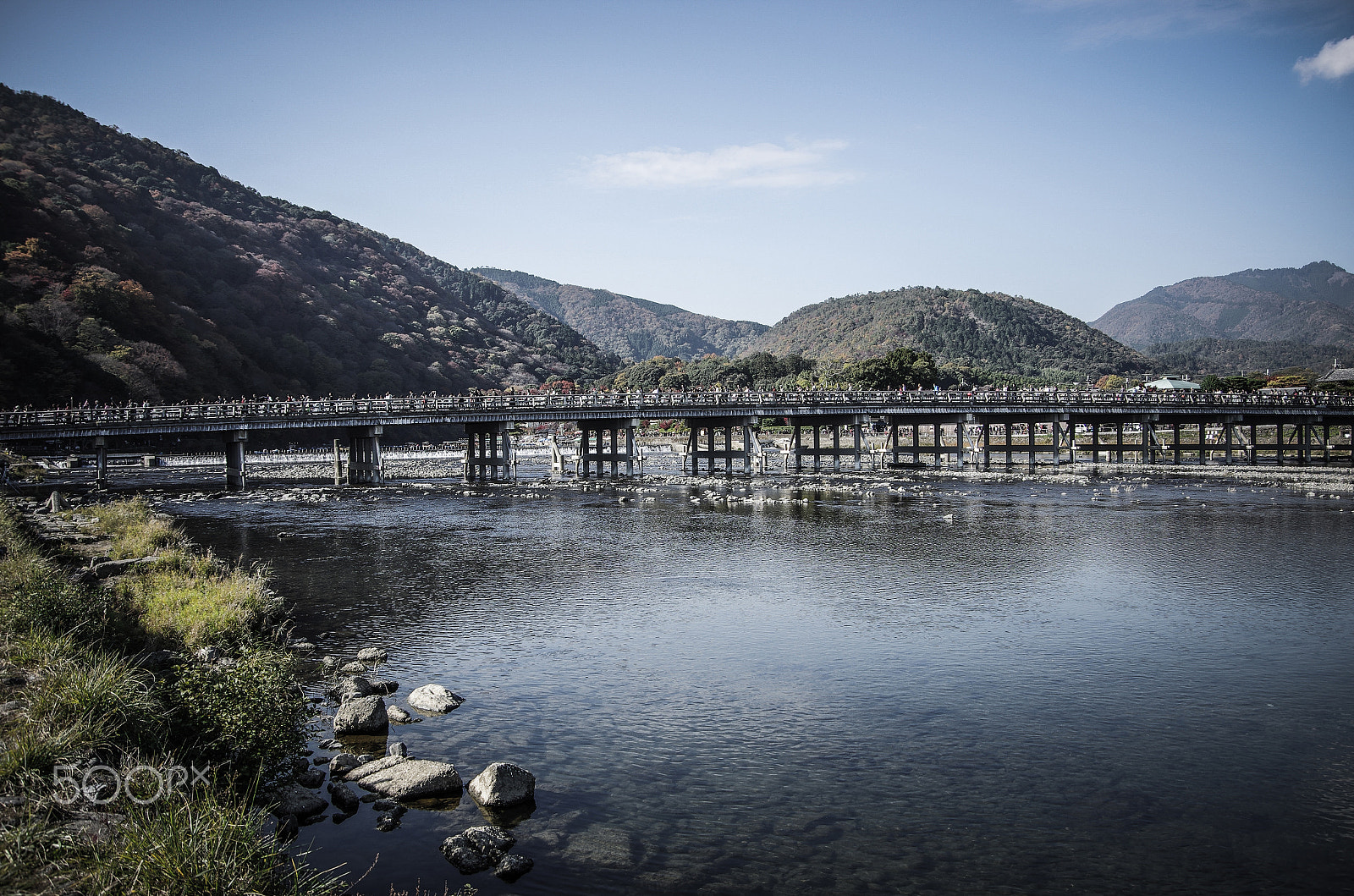 Pentax K-5 IIs sample photo. Togetsukyo bridge photography