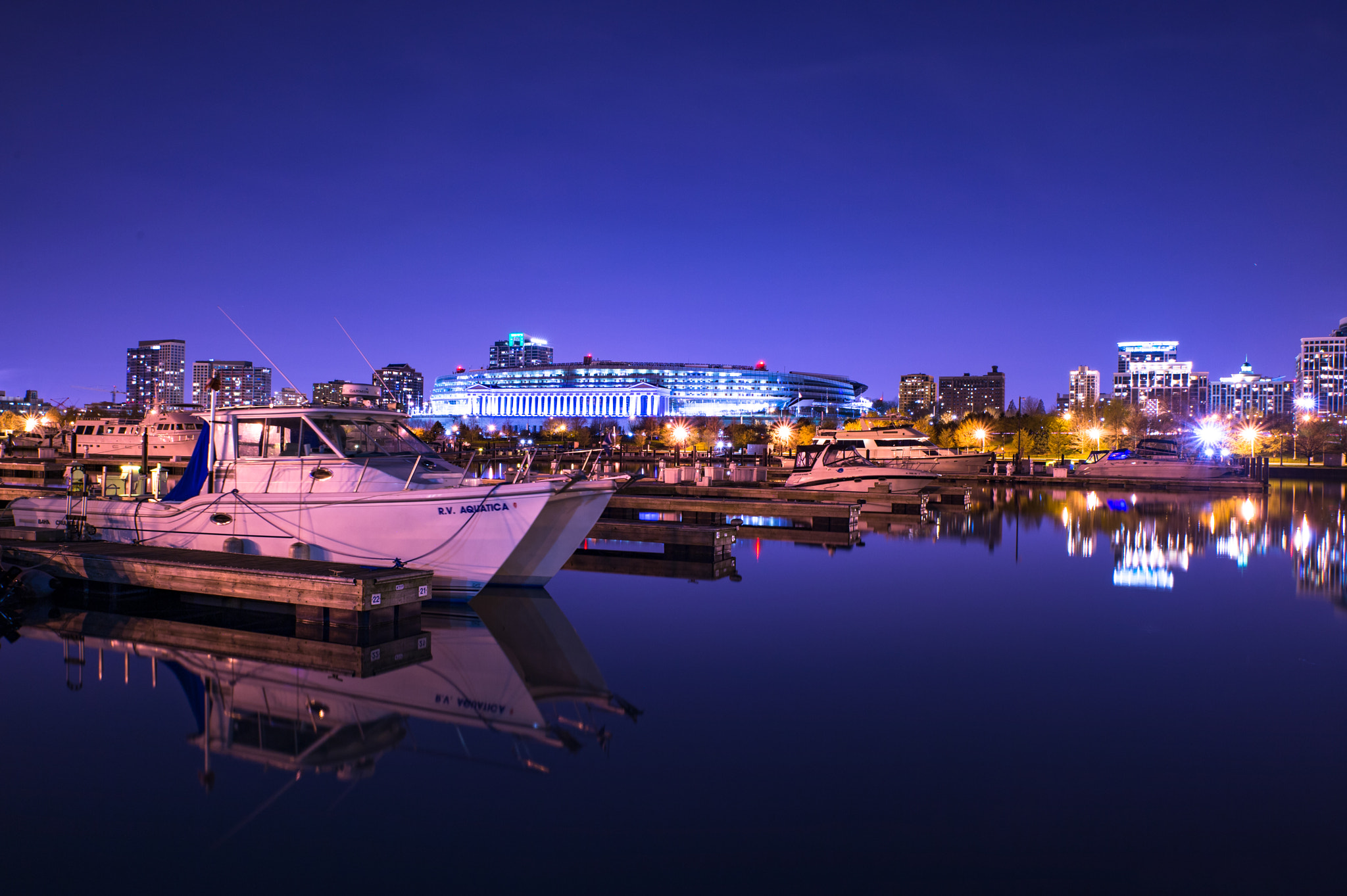 Nikon Df sample photo. Burnham harbor, chicago photography