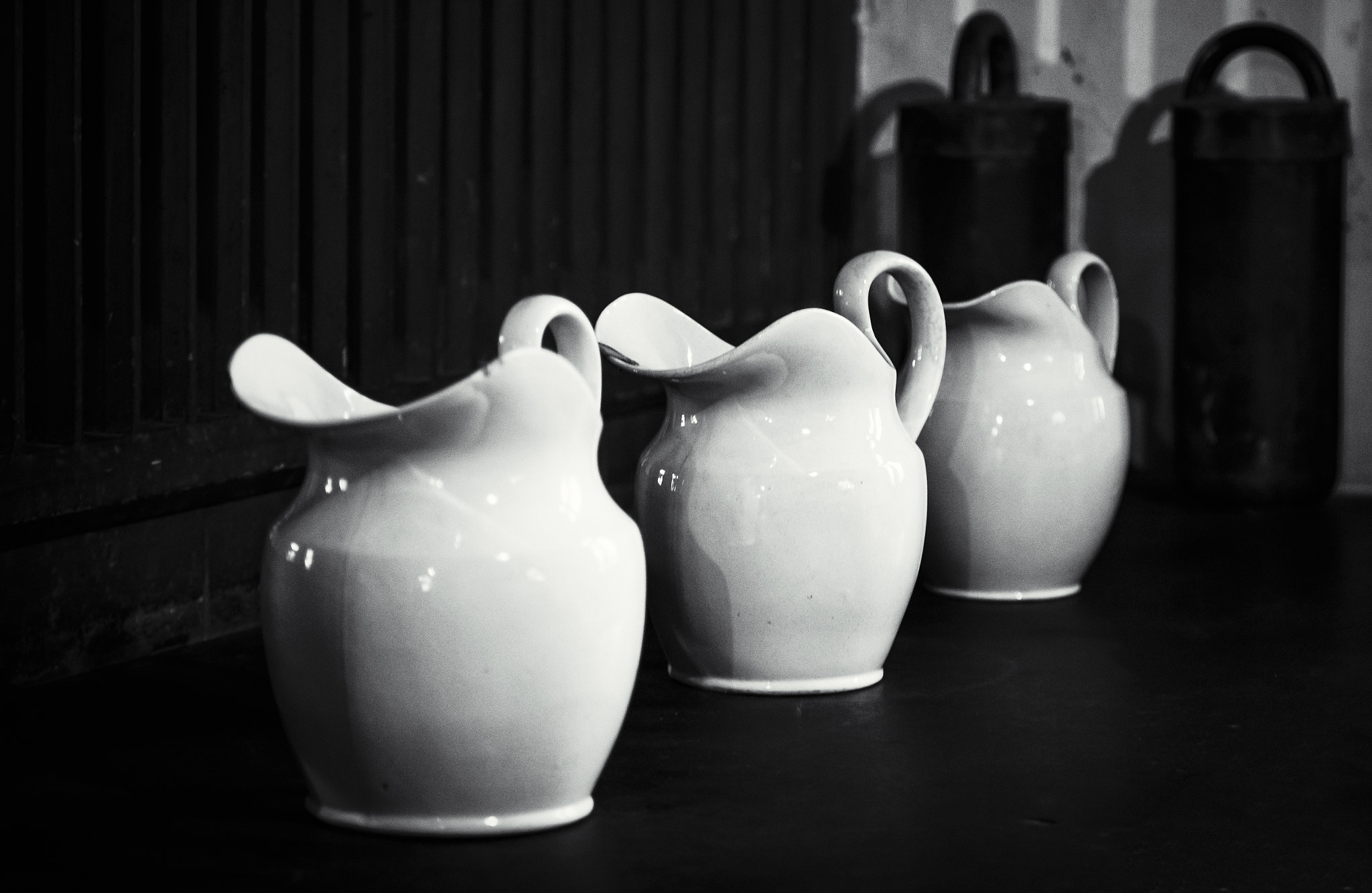 Dunham Massey Kitchen Three jugs