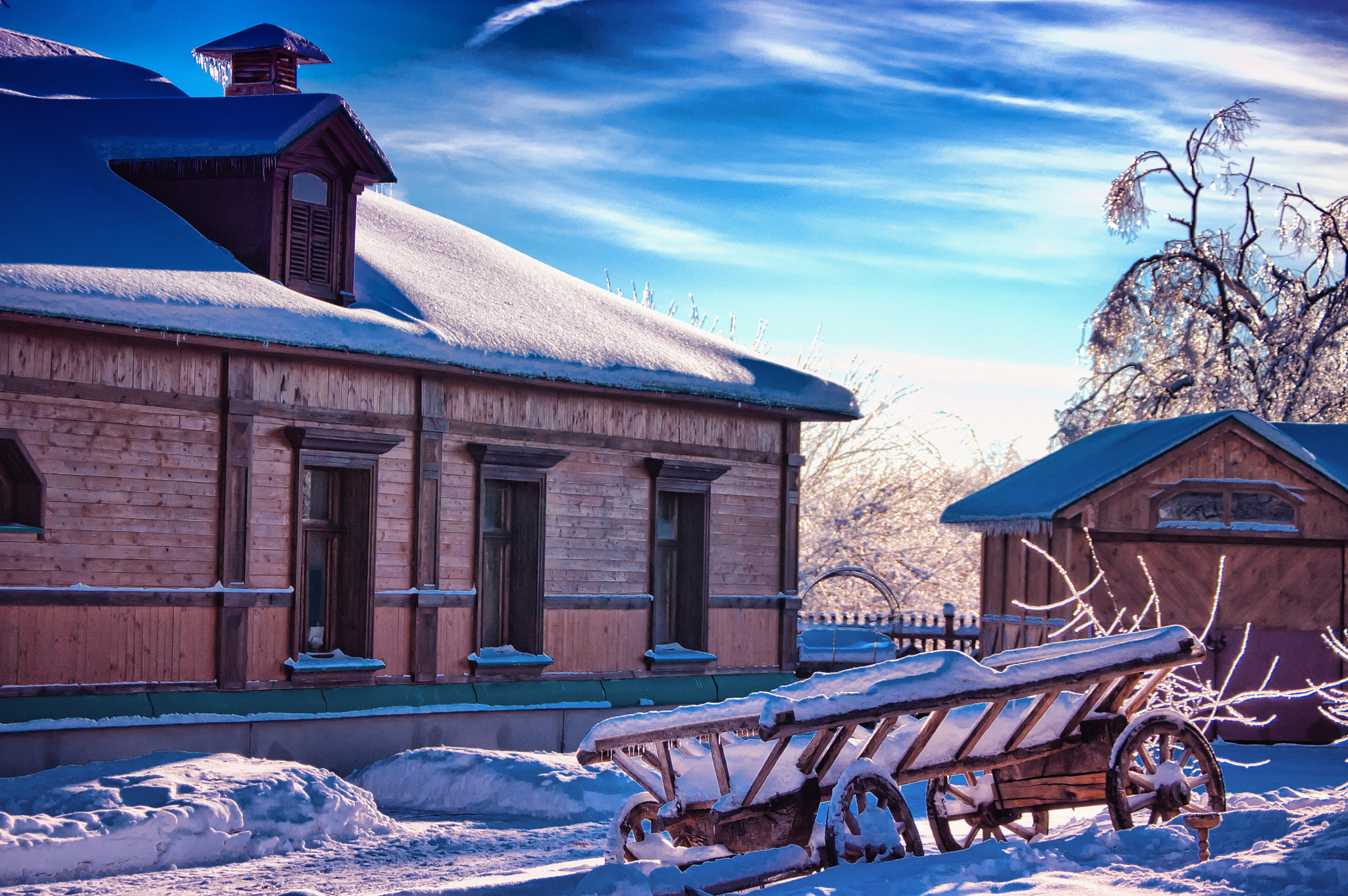 Nikon D70s sample photo. Winter photography