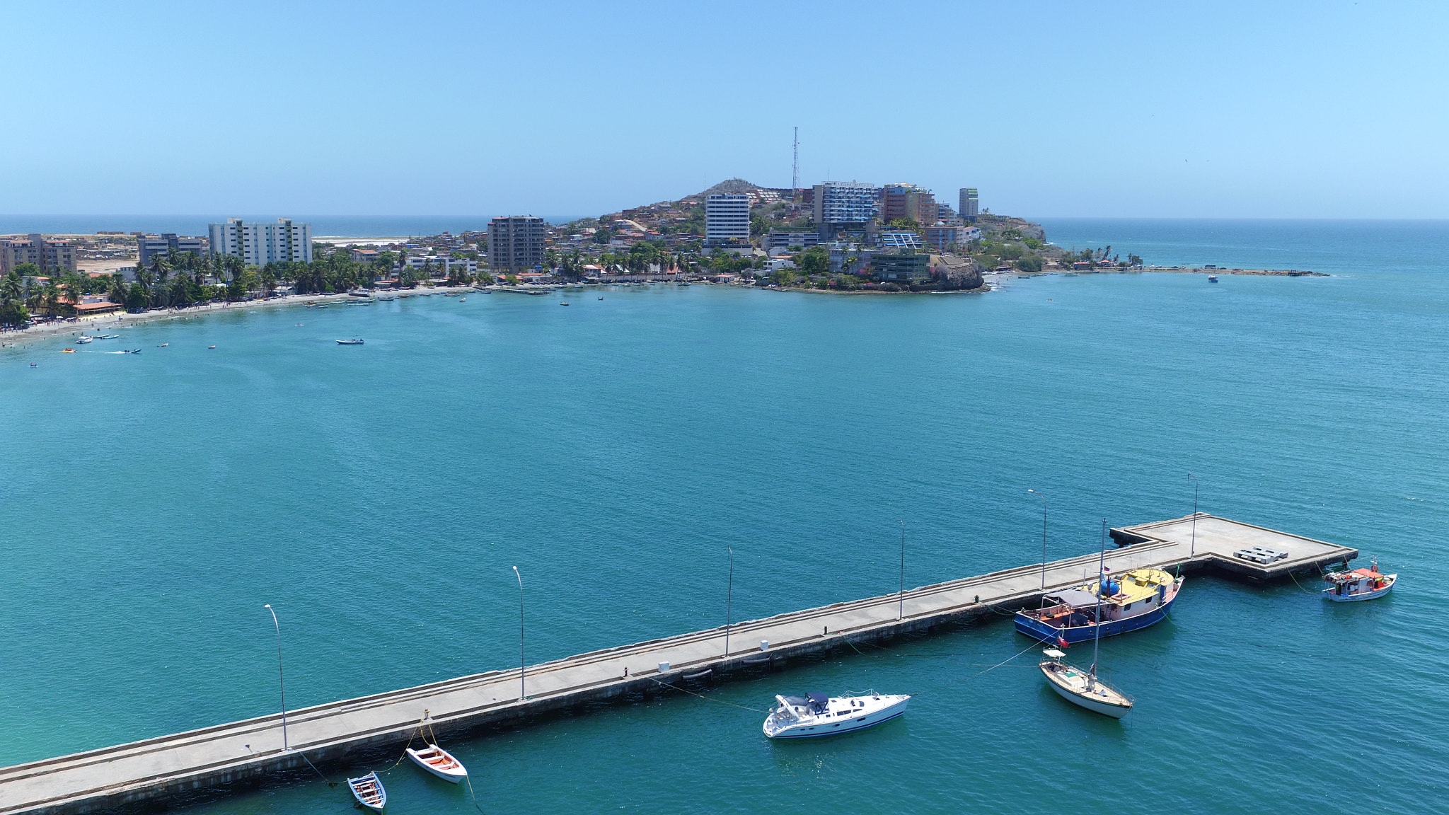 DJI FC550 sample photo. Pampatar bay photography